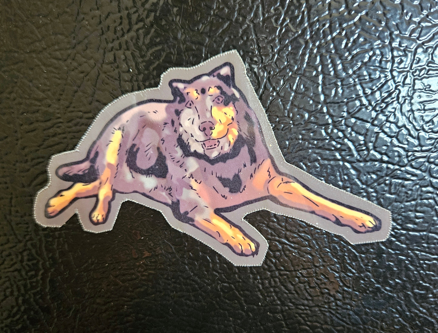 Cute Dog Magnet - Dog Lover Gift- Magnet - Australian Shepard Dog Mix