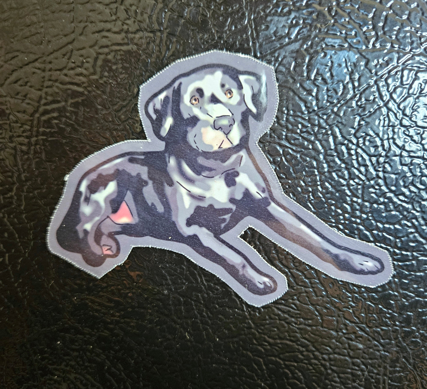 Cute Dog Magnet - Dog Lover Gift- Magnet - Black Lab Dog Mix