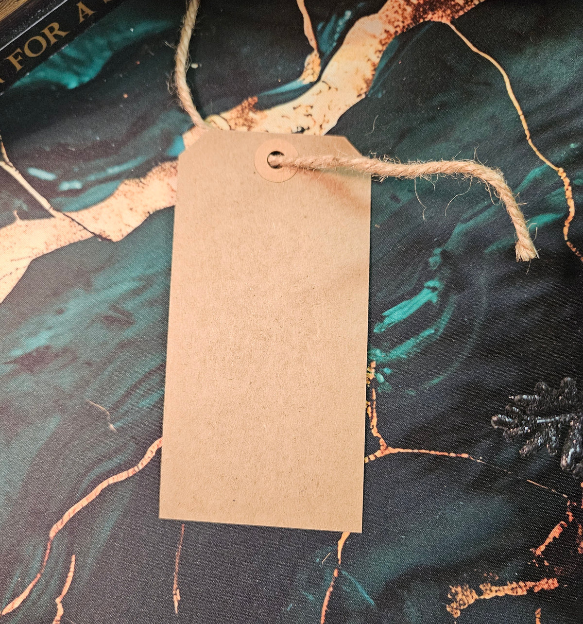 Kraft Paper Gift Tag or bookmark- Halloween (Colored Version)