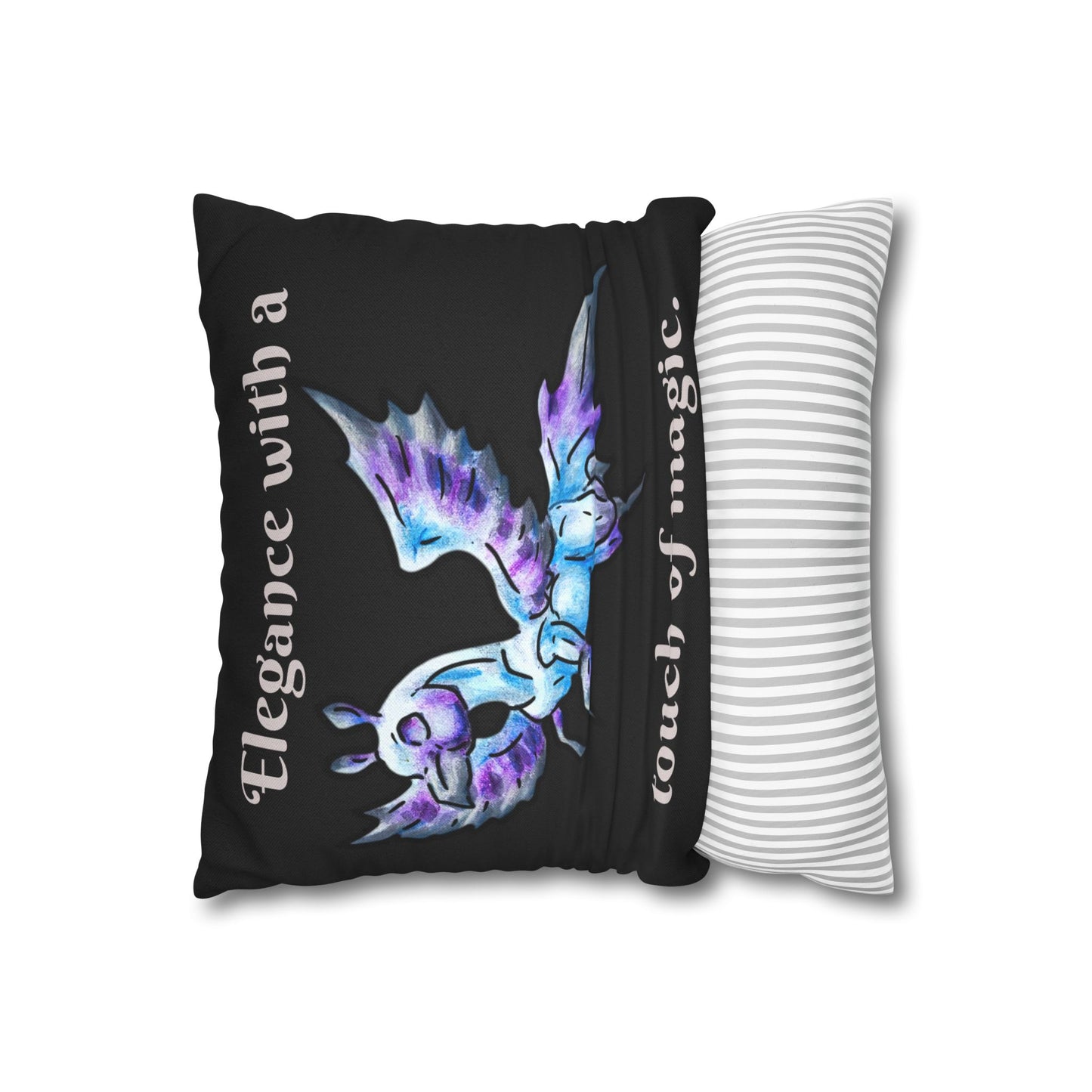Chib Seleste the Peryton- Fantasy Creature- White Deer Bird- Double-Sided Pillowcase