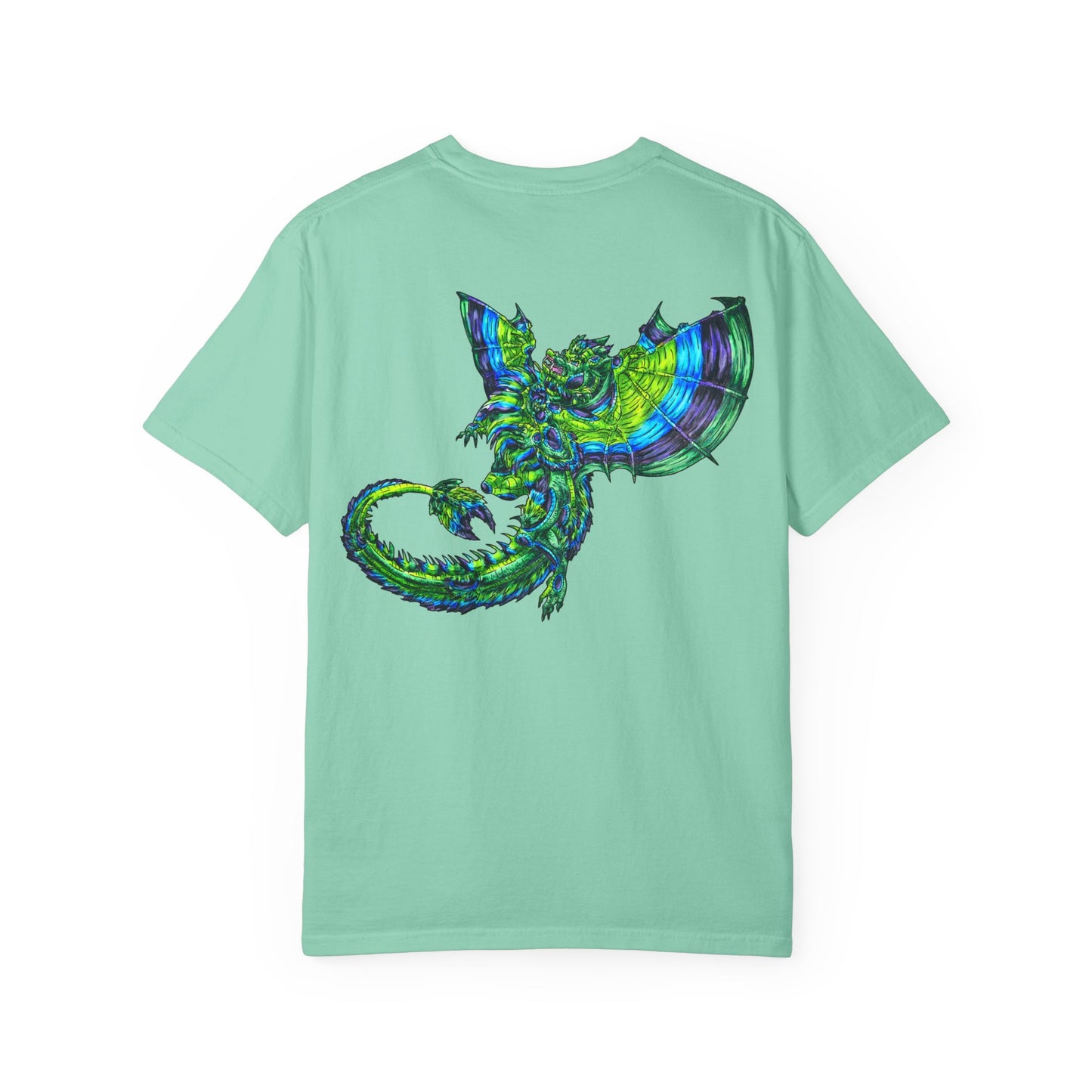 Arlith- Emerald Dragon – Aggressive Green Fantasy Dragon – Warning: Grumpy & Aggressive T-shirt – Mythical Creature– Dragon Lover Gift