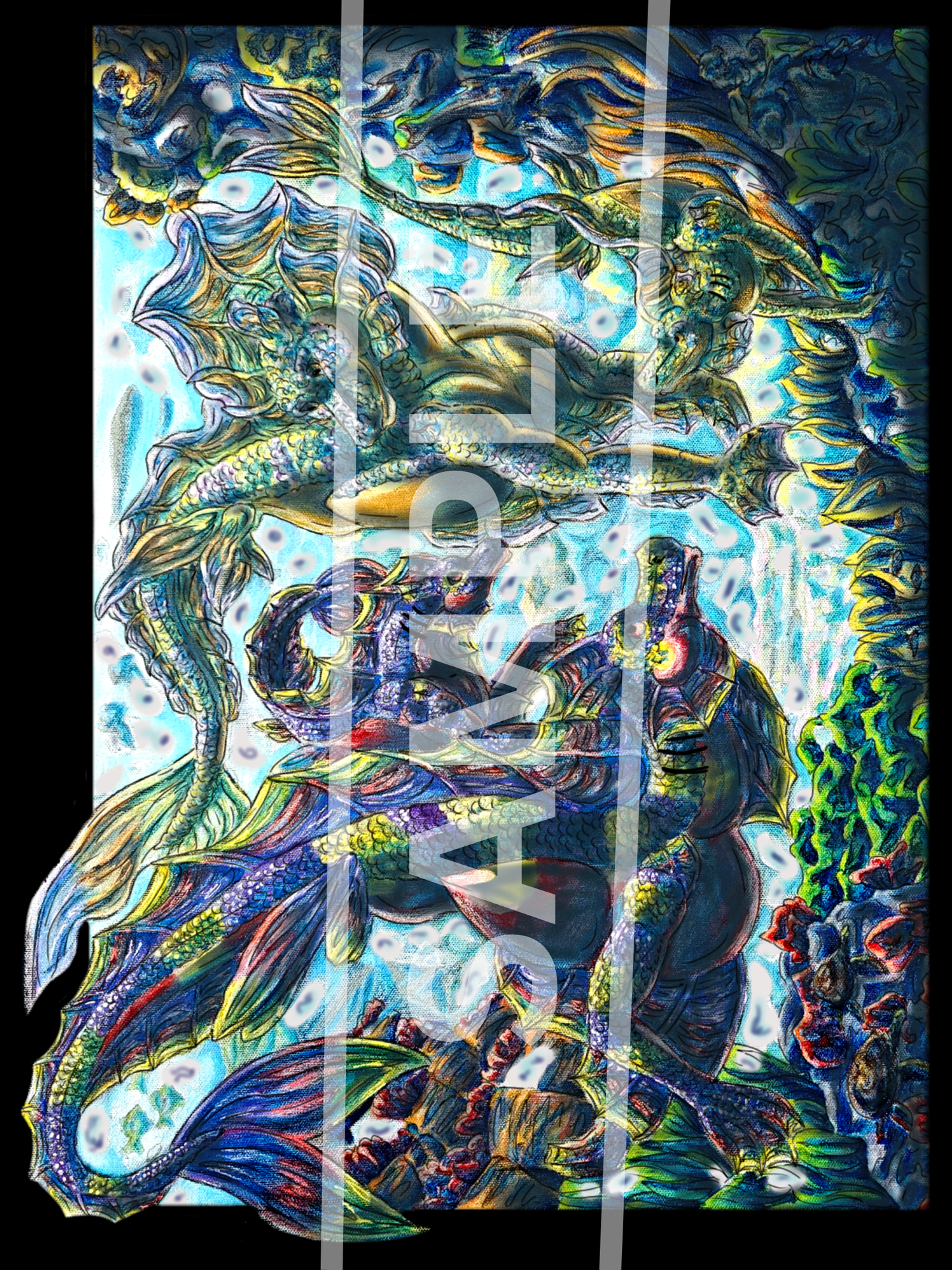 Dual Hippocampus Digital DOWNLOAD Print