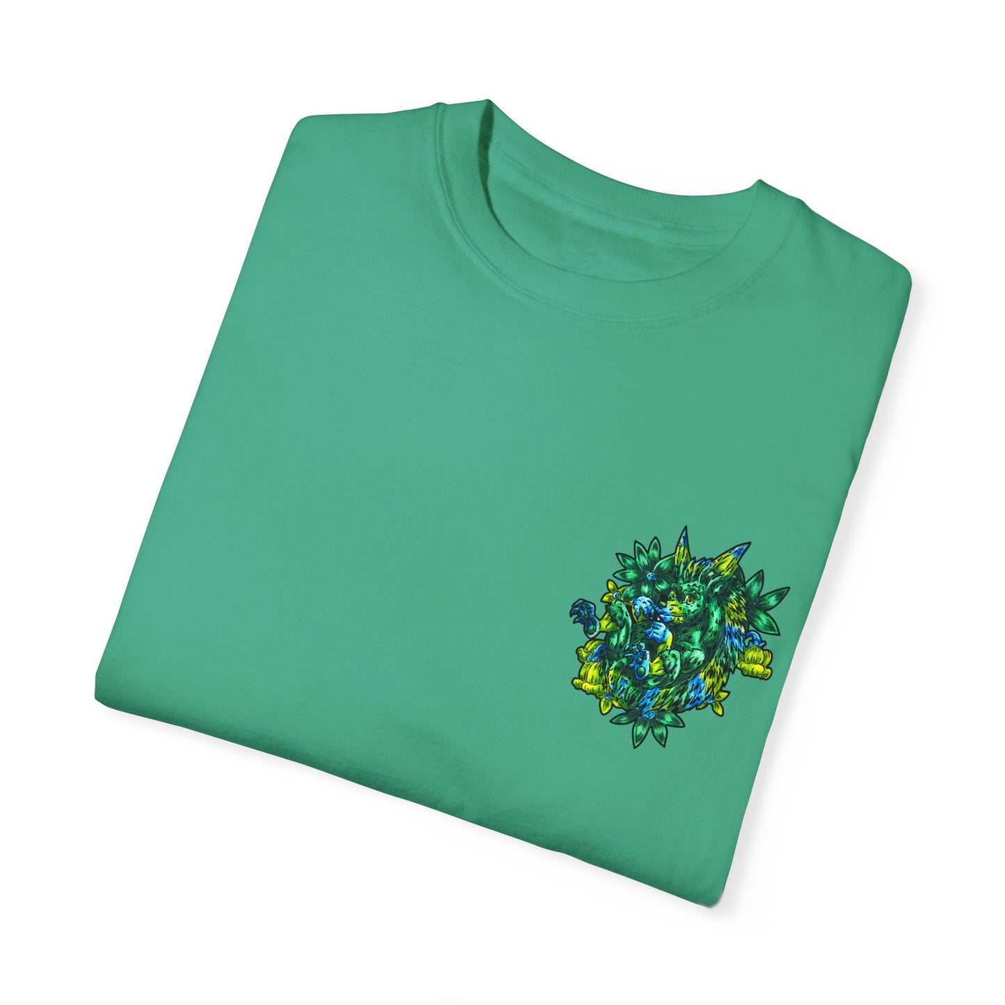 Clover the Hedgehog Unisex Garment-Dyed T-shirt