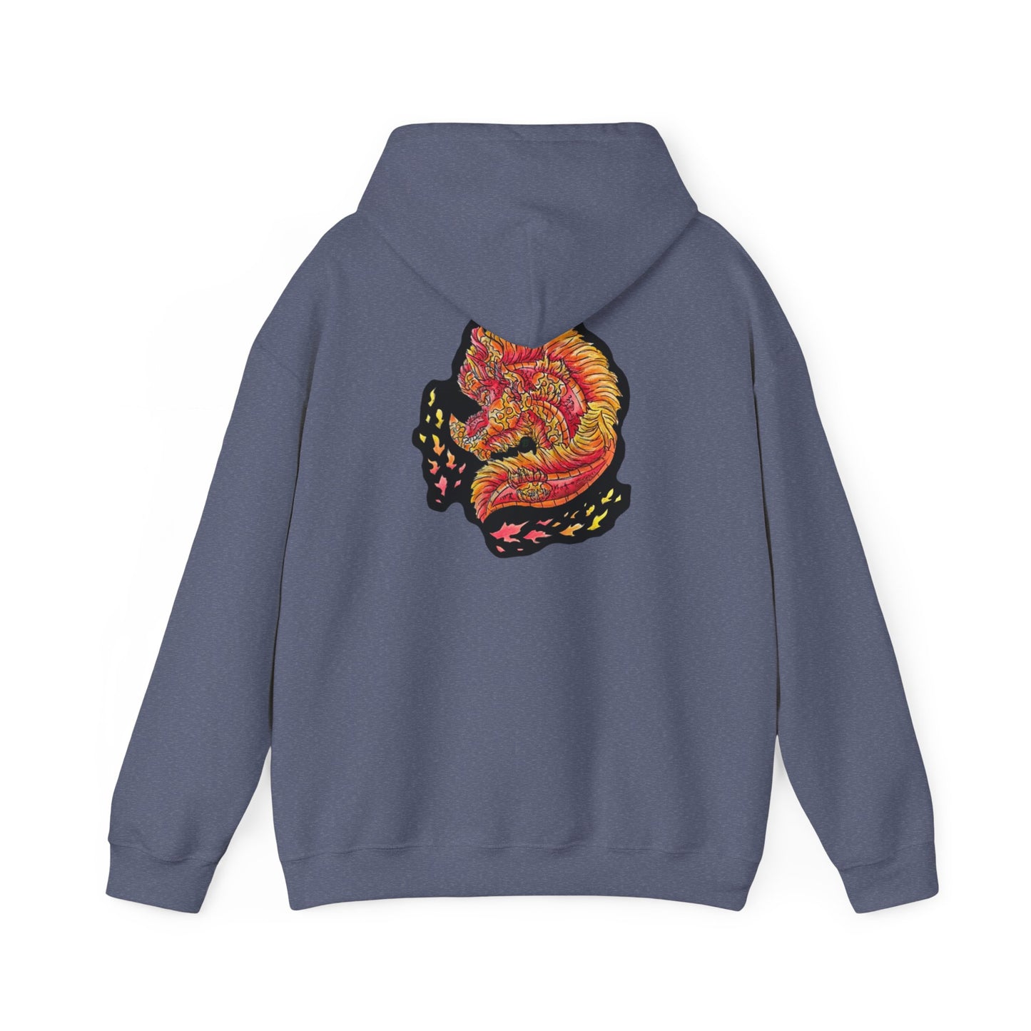 Fire Dragon Head Unisex Heavy Blend™ Hooded Sweatshirt