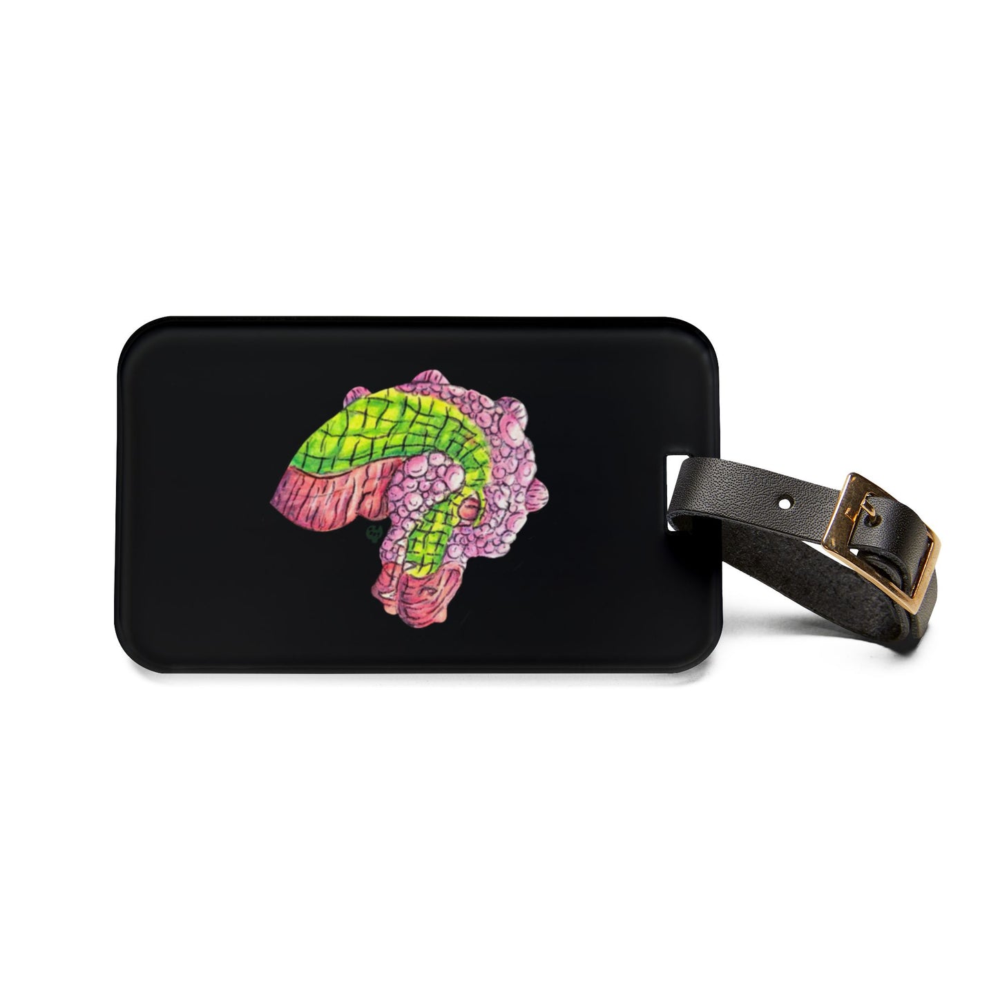 Dimetrodon Head Luggage Tag