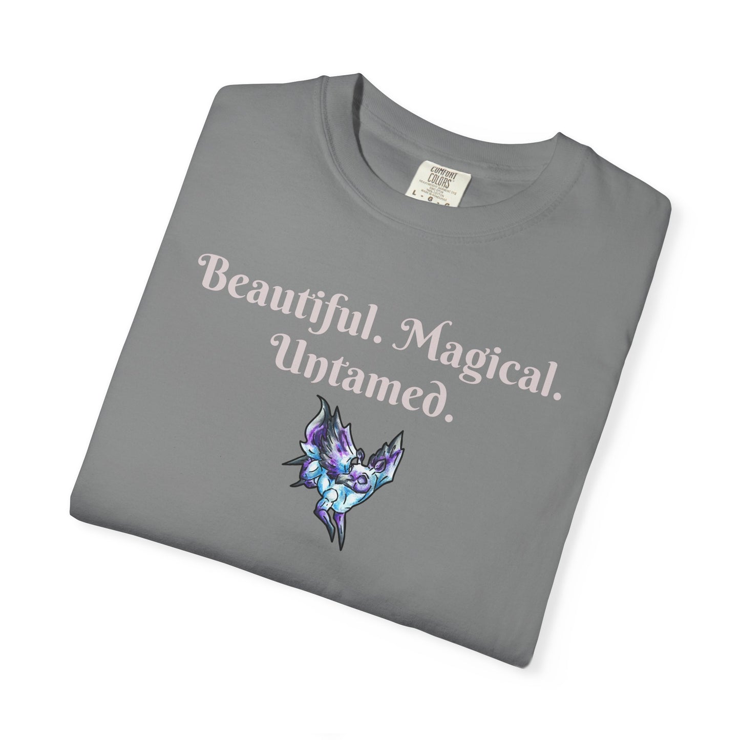 Chib Seleste the Peryton- Untamed- Fantasy Creature- White Deer Bird- T-shirt