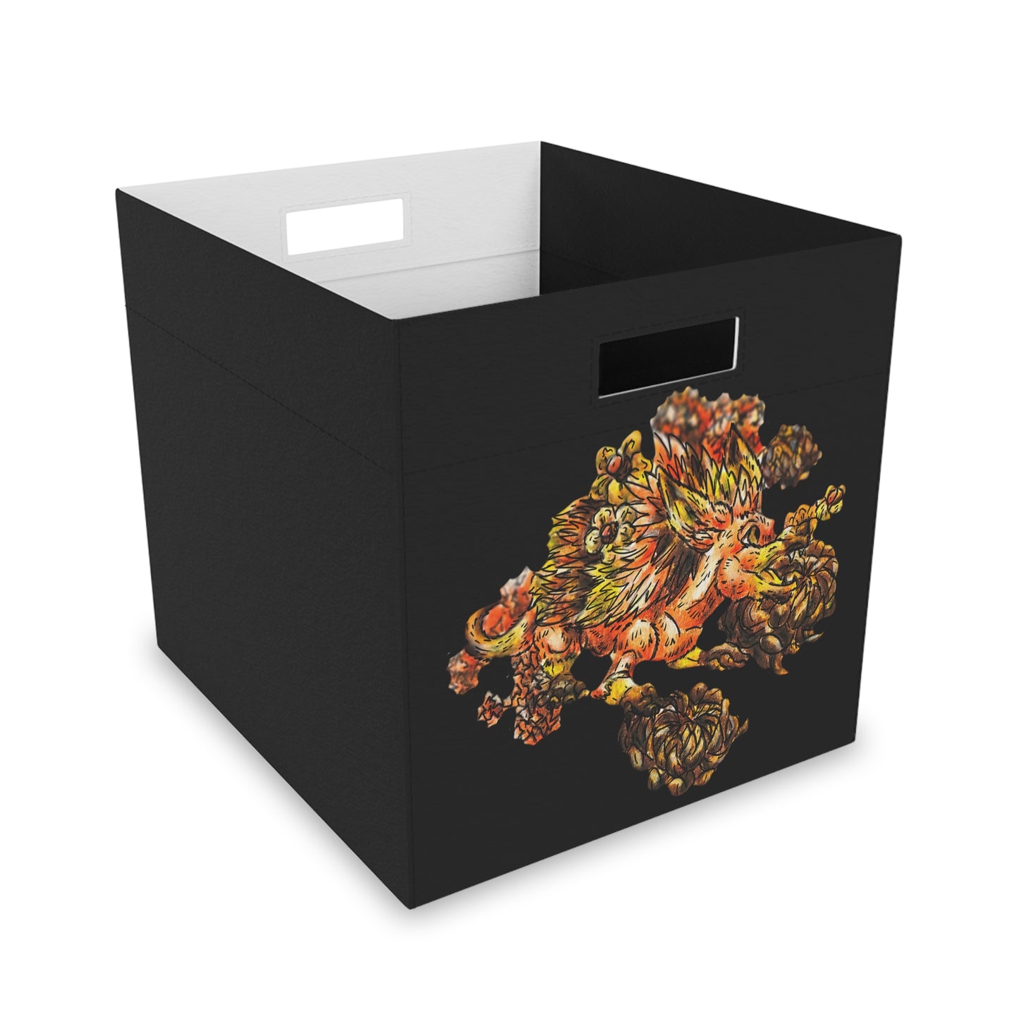 Aster the Fall Hedgehog Felt Storage Box