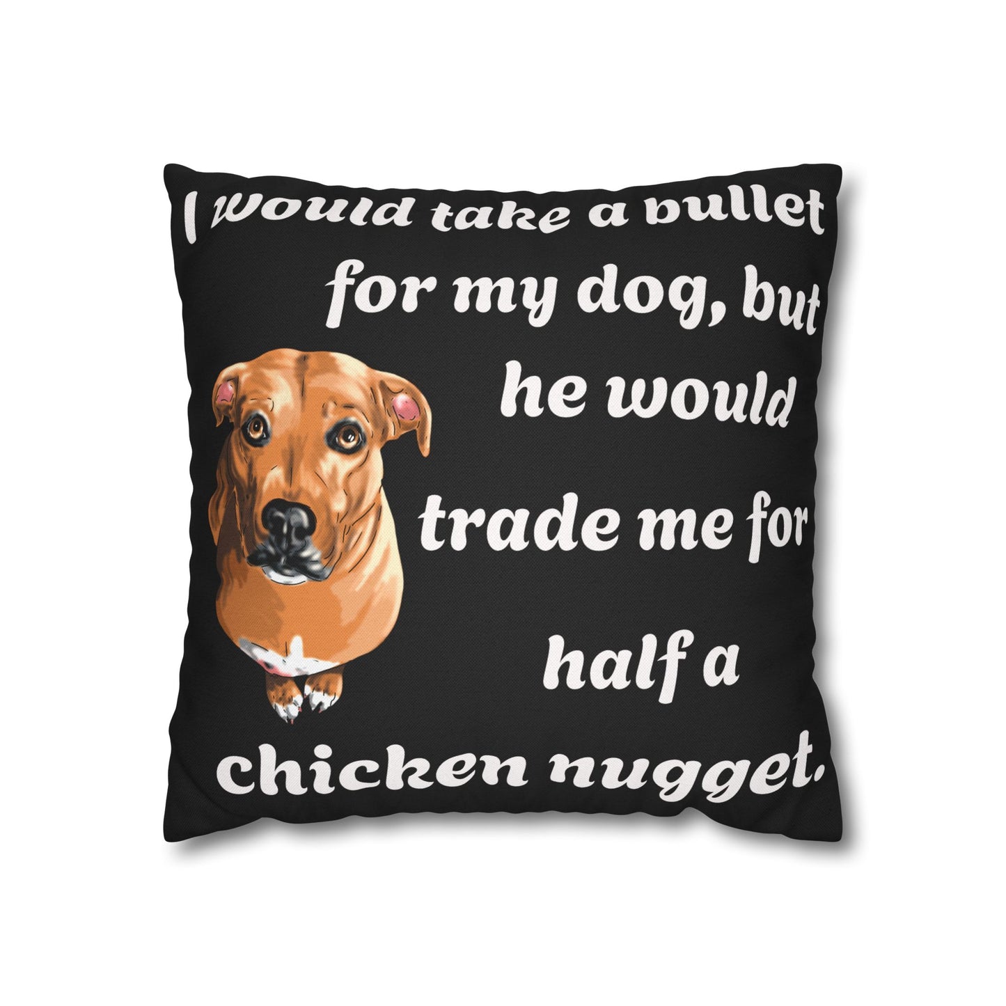 Bullet Spun Polyester Square Pillowcase