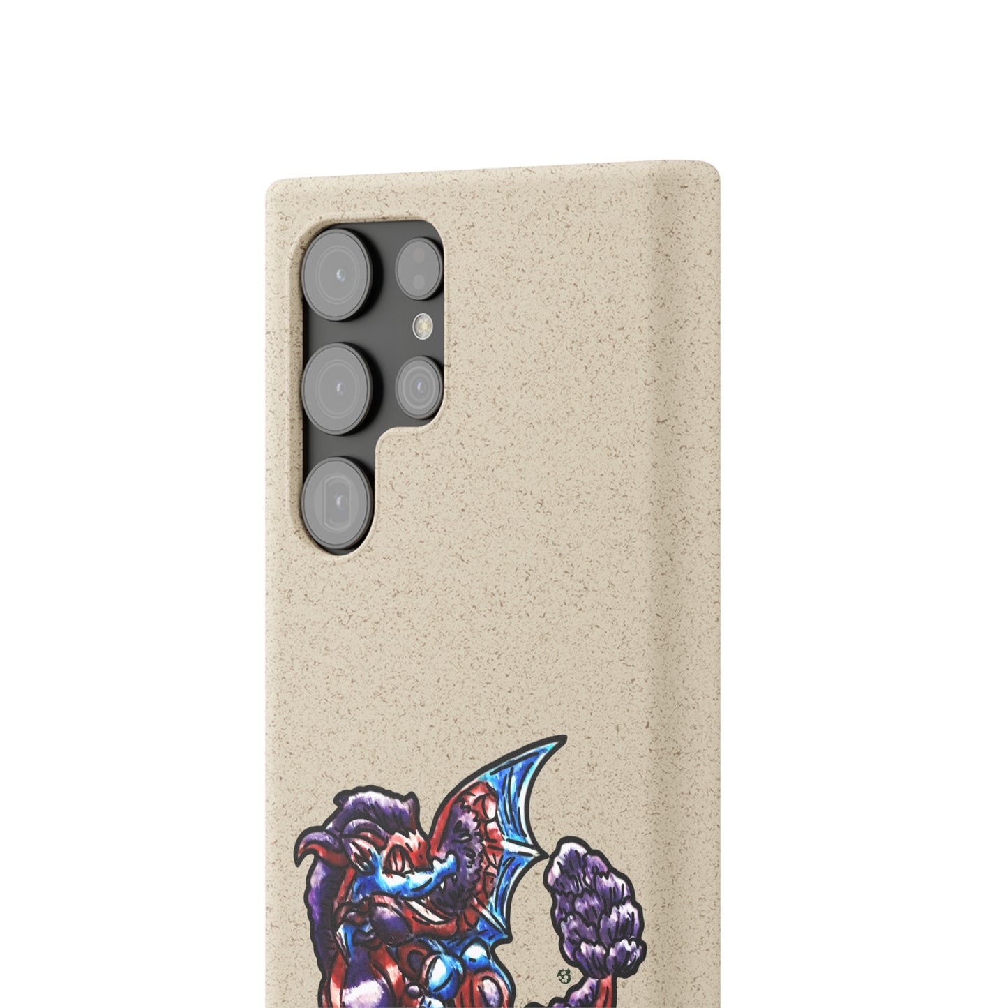 Cutesy January Dragon Twirl Biodegradable Cases