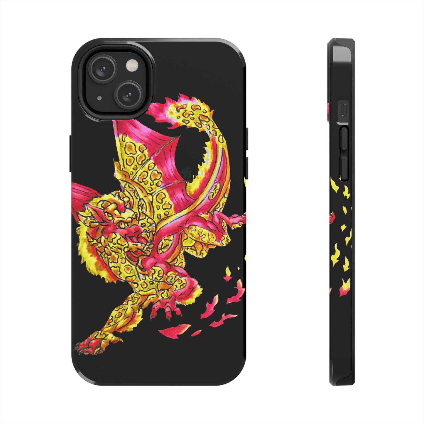 Cutesy Fire Dragon Fly Tough Phone Cases