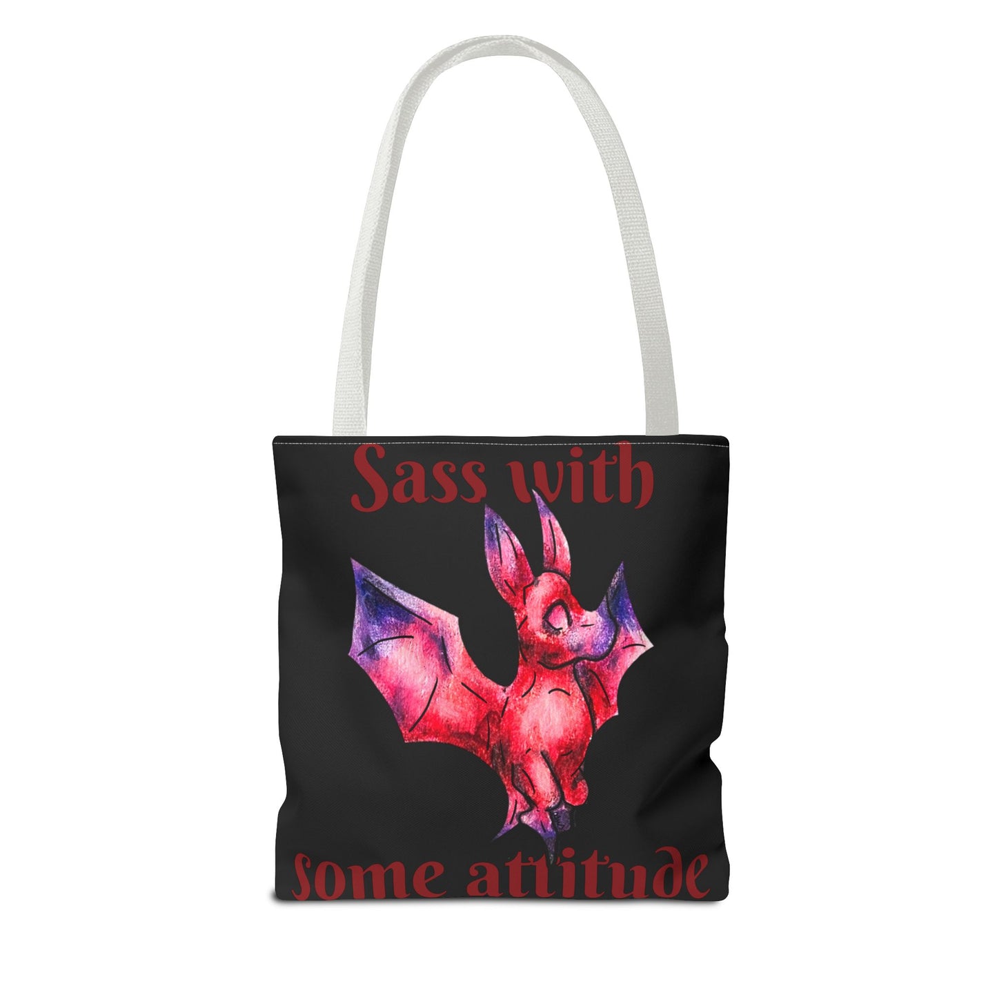 Chibi Myra the Bat- Chibi Bat- Cute Animal -Double-sided Tote Bag