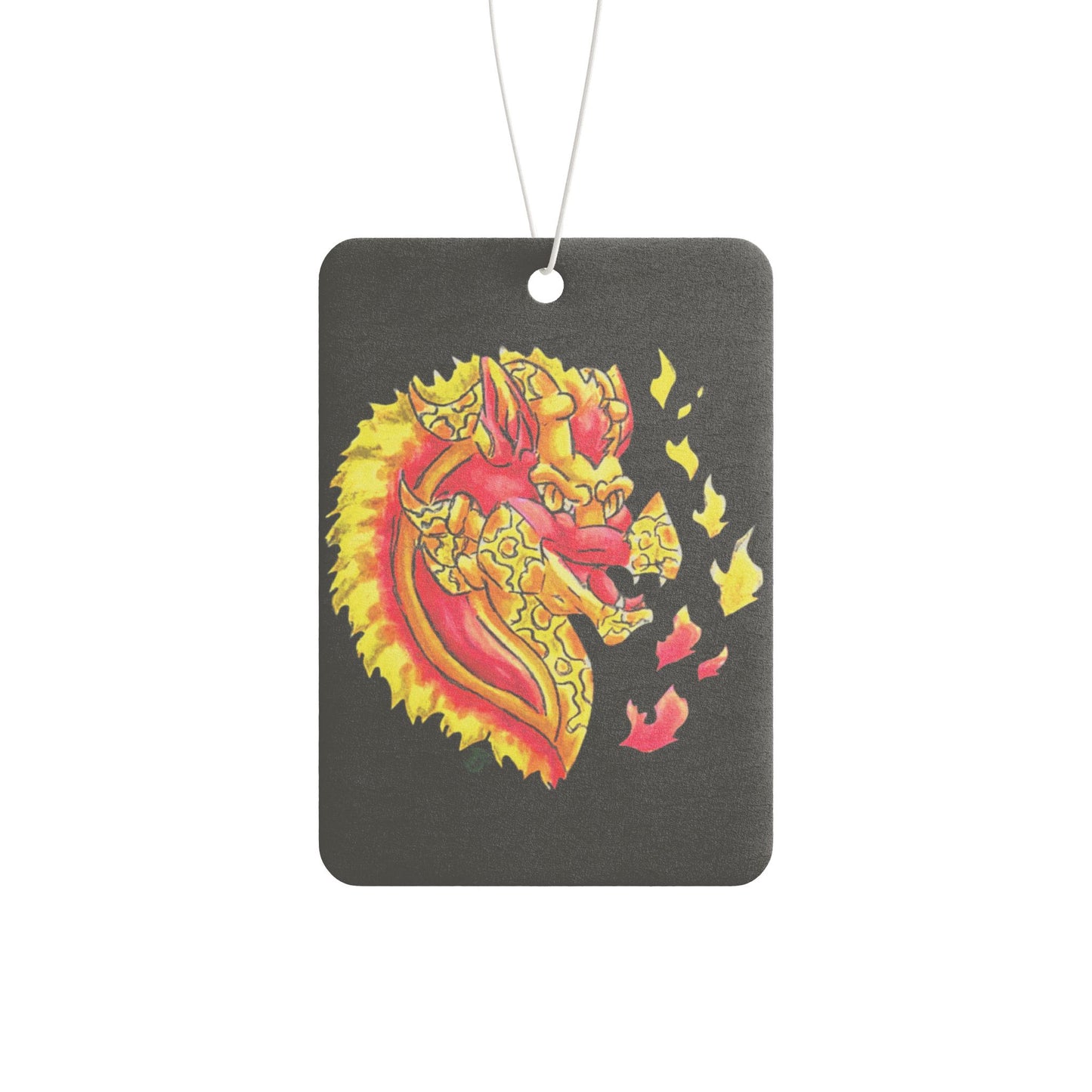 Cutesy Fire Dragon Car Air Freshener