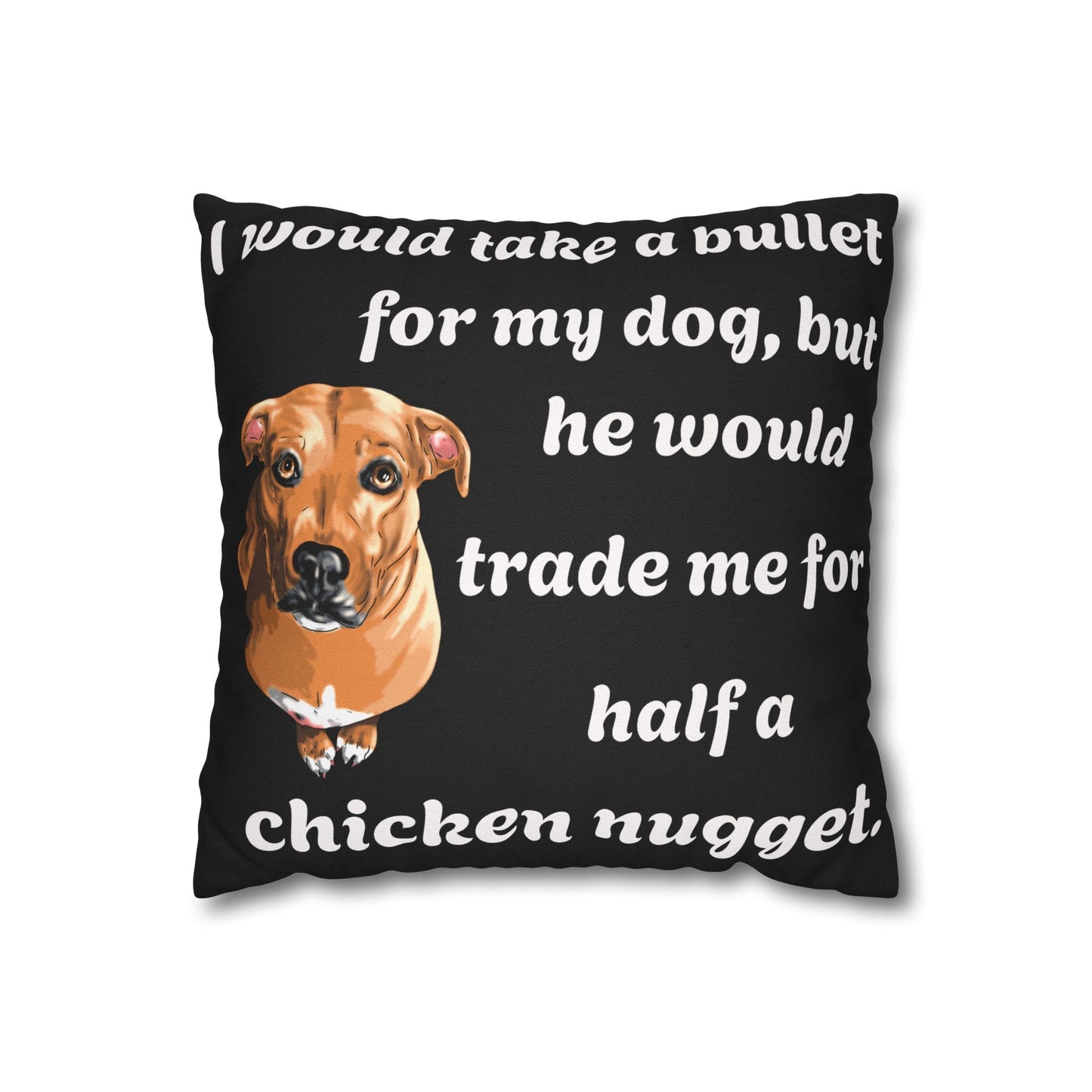 Bullet Spun Polyester Square Pillowcase
