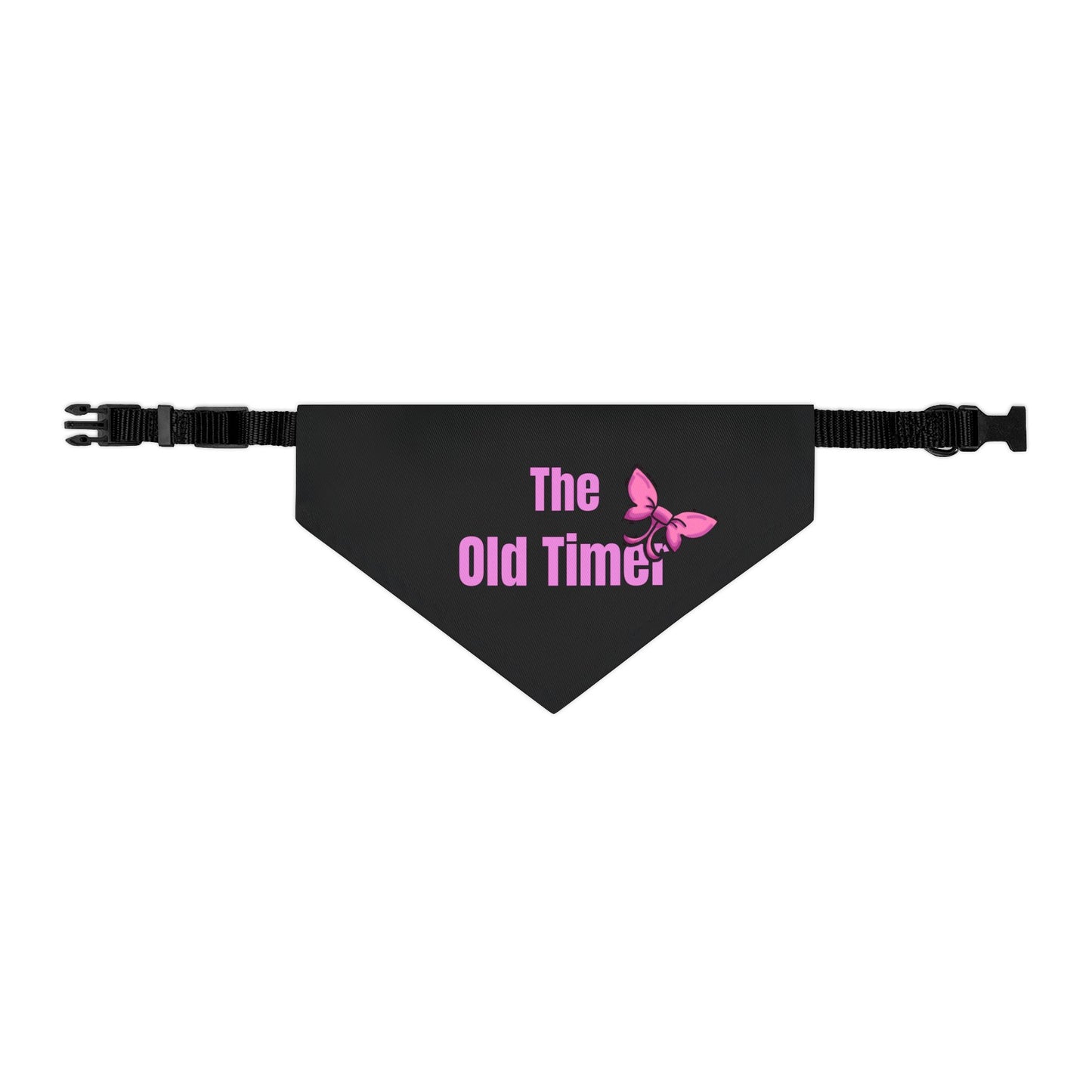 The Old Timer Pet Collar- Funny Dog Bandana - Girl