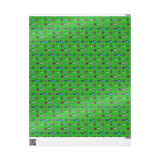 Christmas Symbols Wrapping Papers