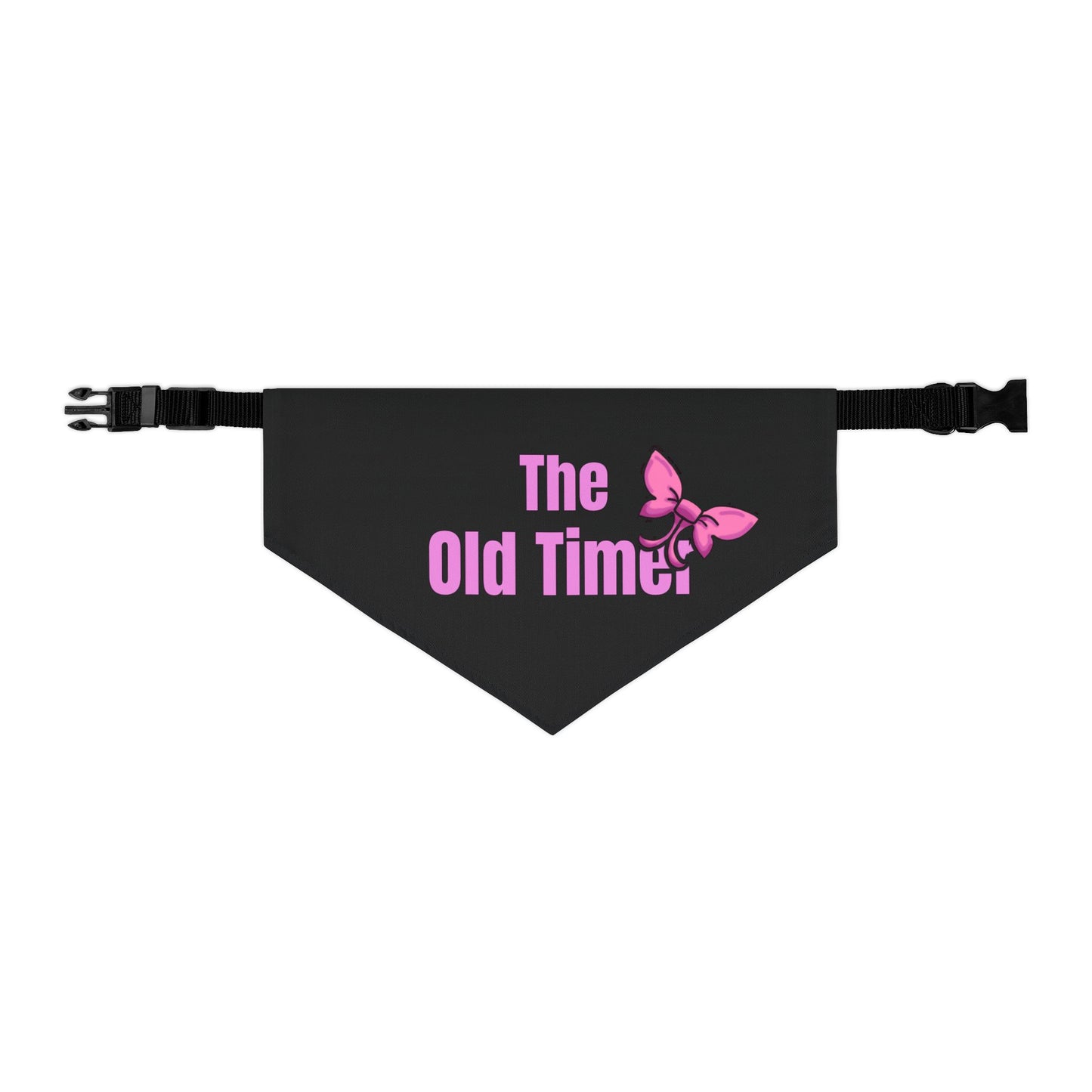 The Old Timer Pet Collar- Funny Dog Bandana - Girl