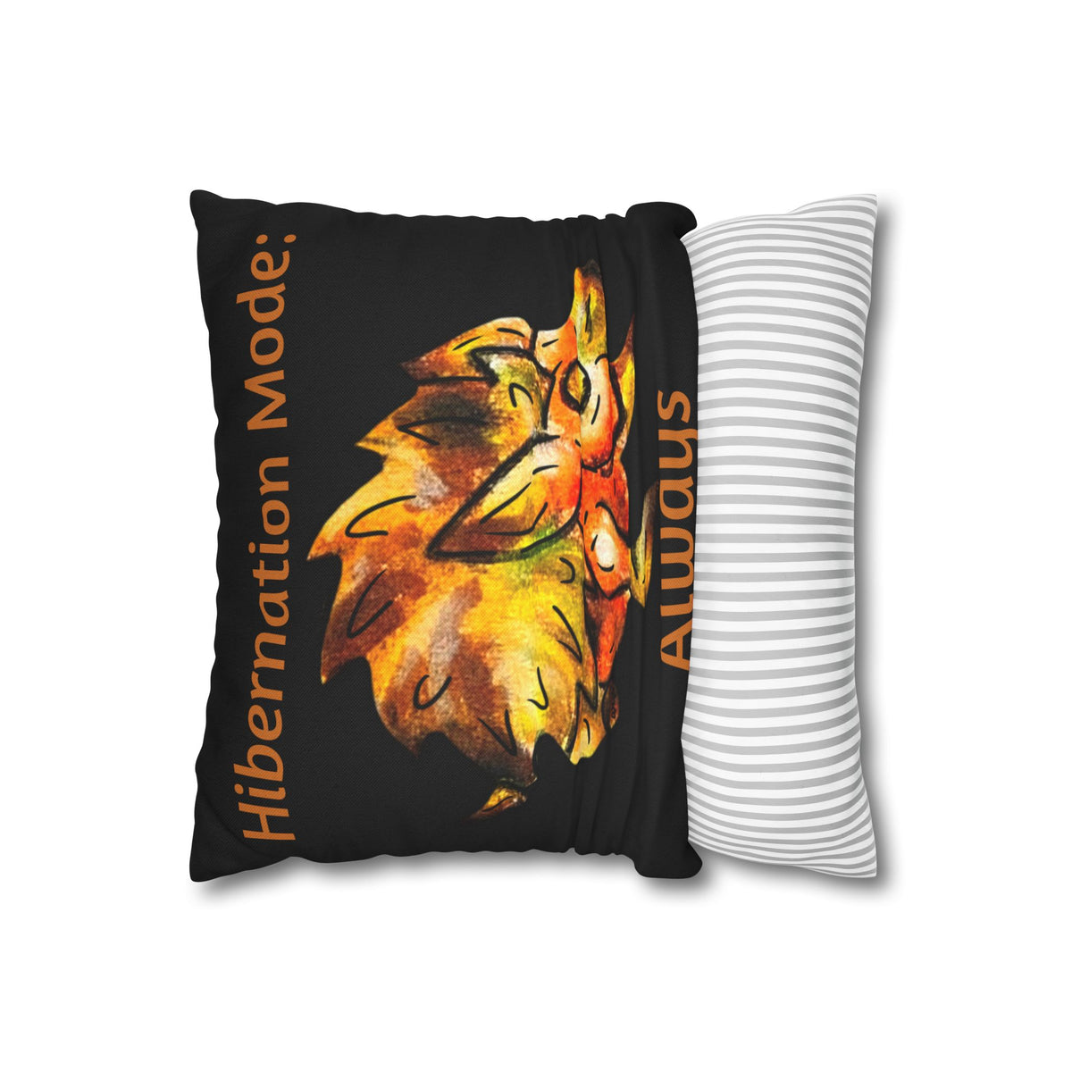 Chibi Aster the Hedgehog- Chibi Hedgehog- Cute Animal - Double-sided Pillowcase