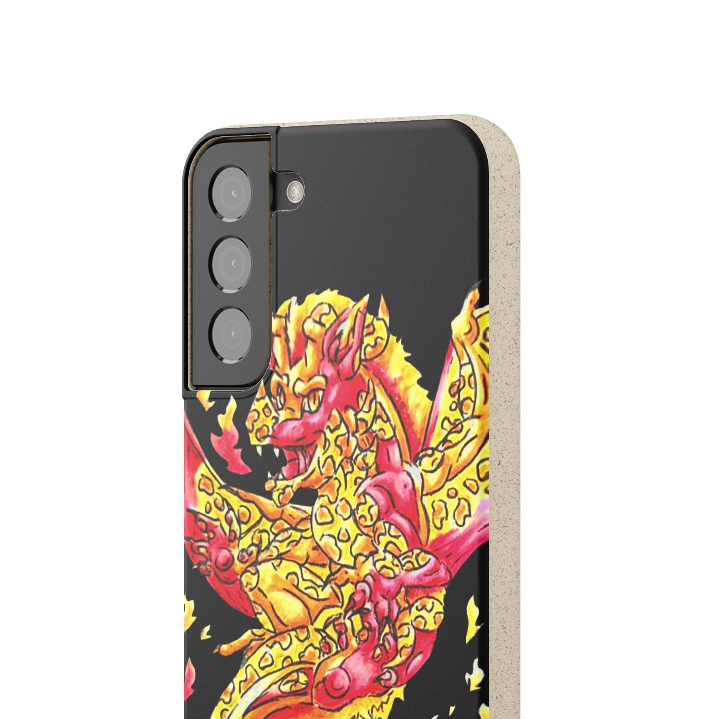 Cutesy Fire Dragon Float Biodegradable Cases