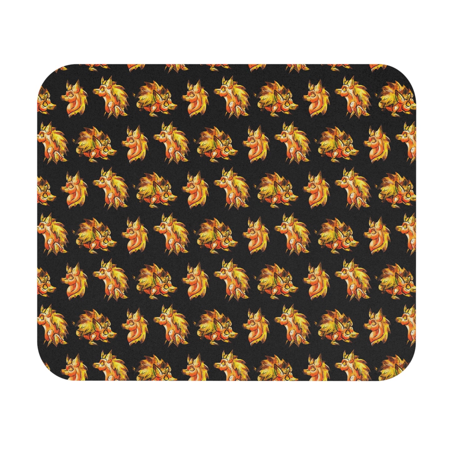 Chibi Aster the Hedgehog Pattern Mouse Pad (Rectangle)