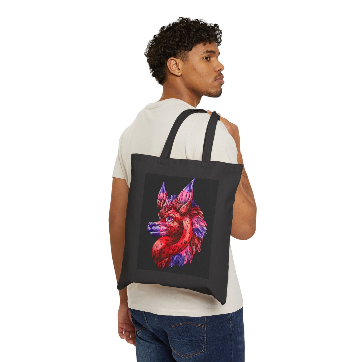 Azalea Cotton Canvas Tote Bag