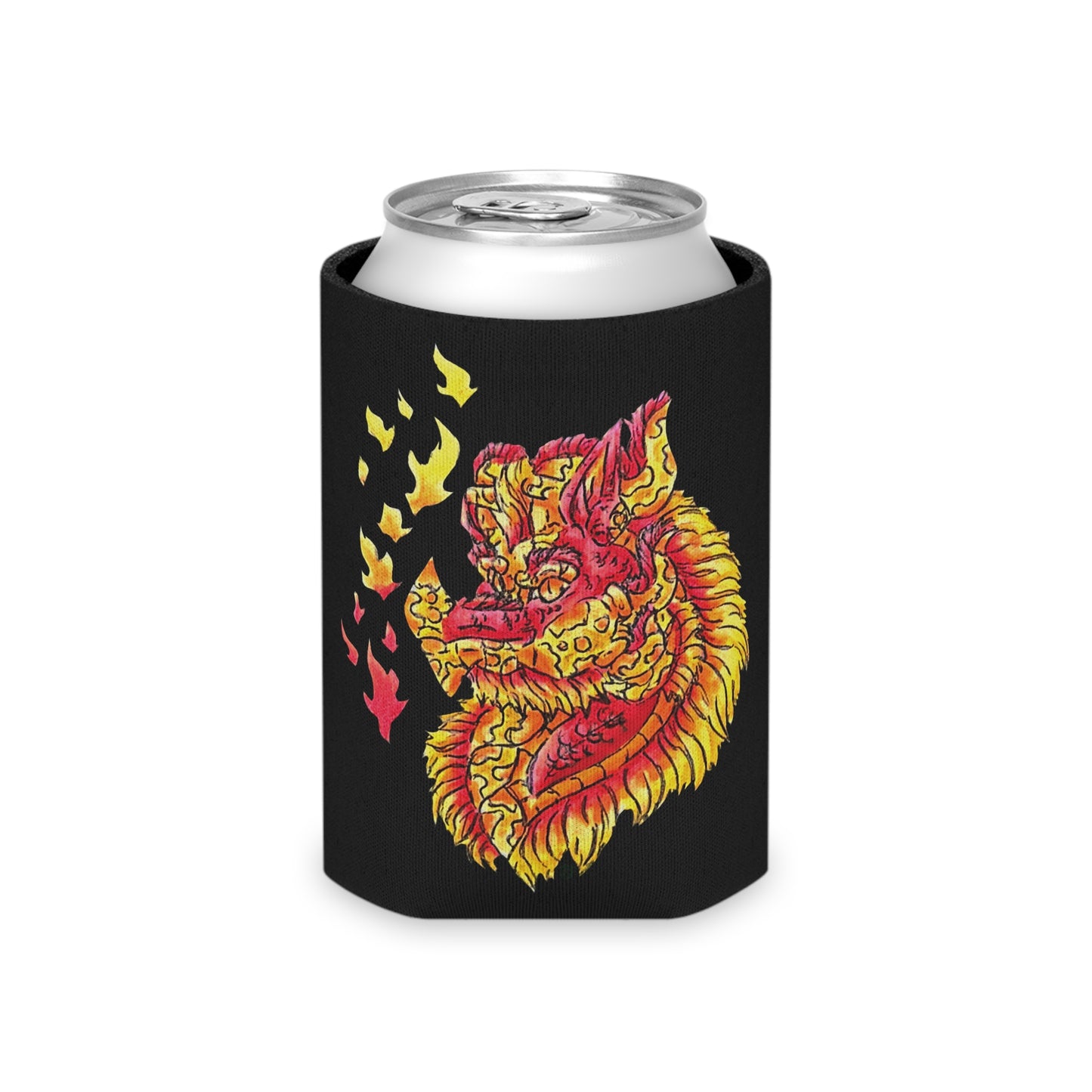 Fire Dragon Head Can Cooler