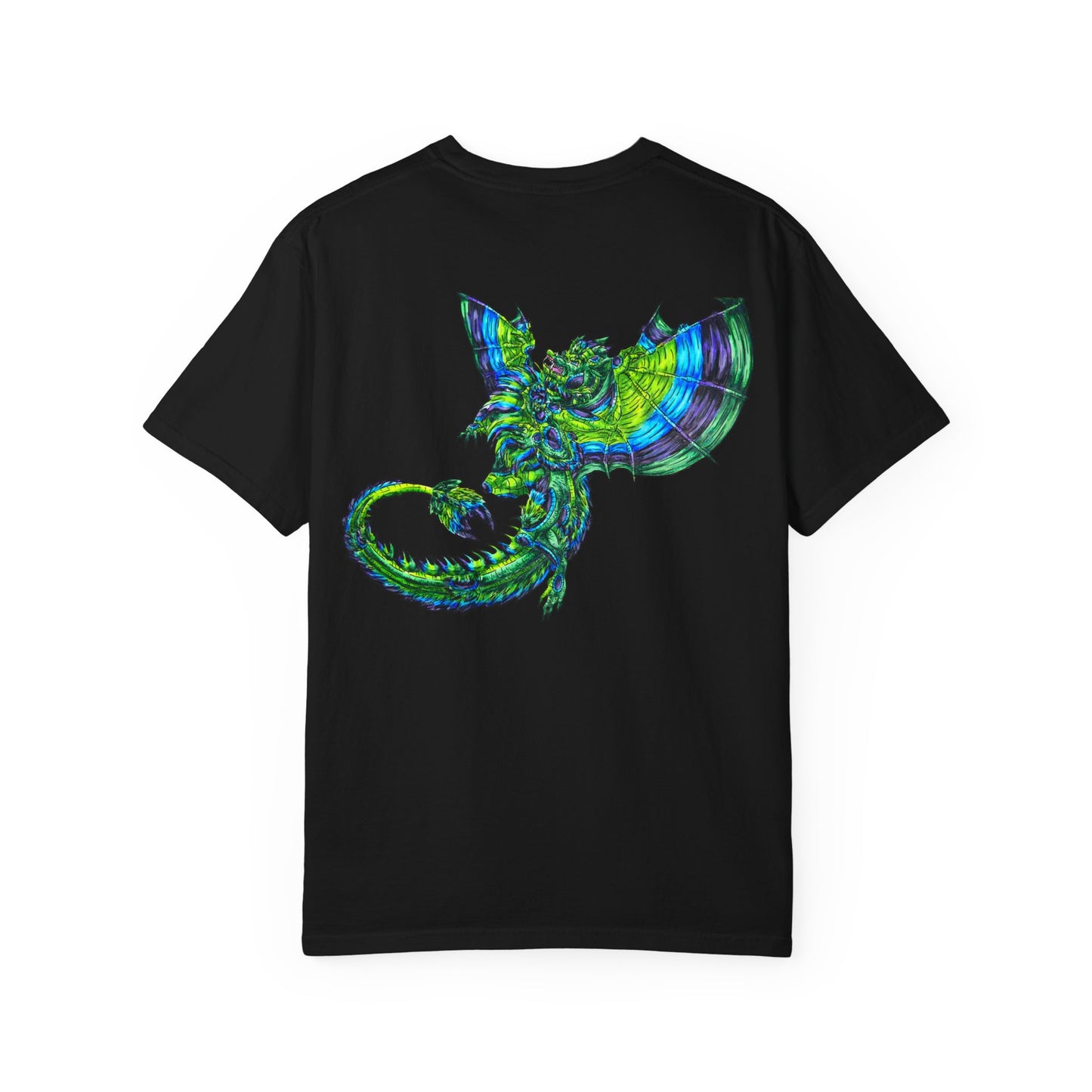 Arlith- Emerald Dragon – Aggressive Green Fantasy Dragon – Warning: Grumpy & Aggressive T-shirt – Mythical Creature– Dragon Lover Gift
