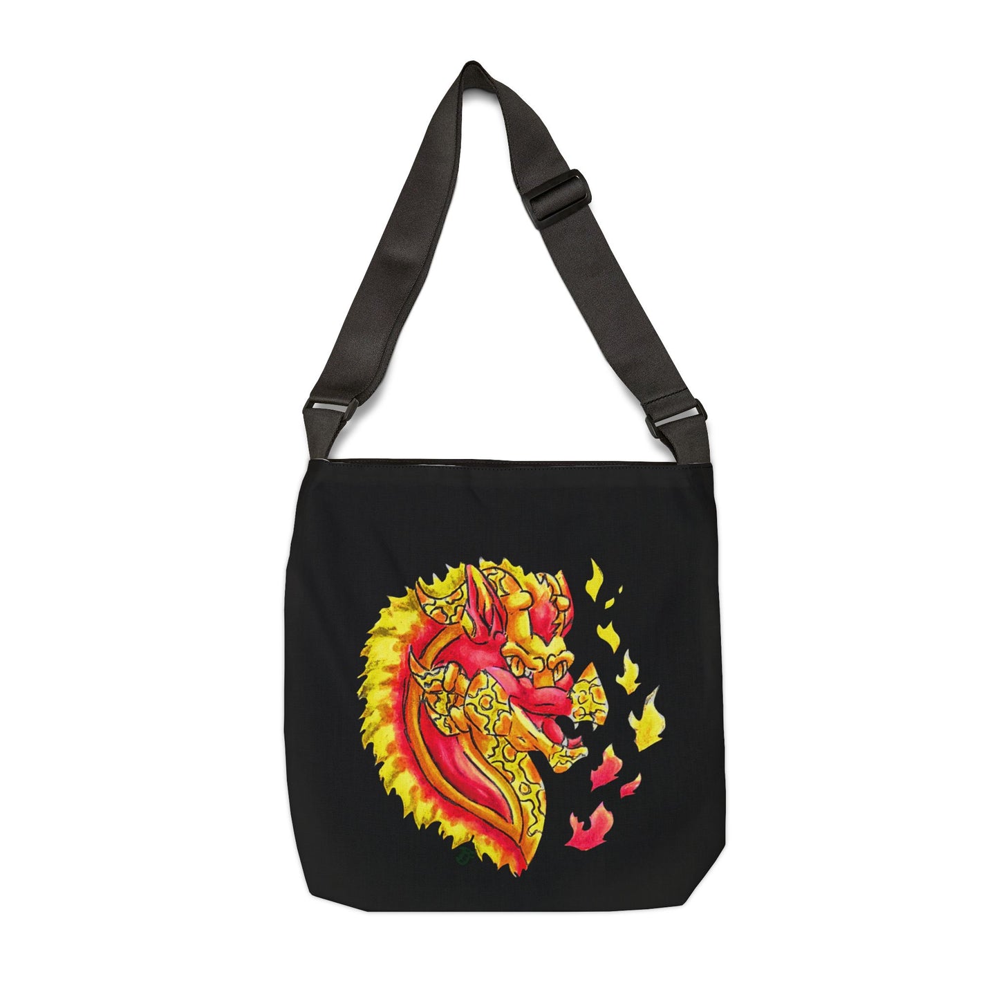 Fire Dragon Heads Adjustable Tote Bag (AOP)