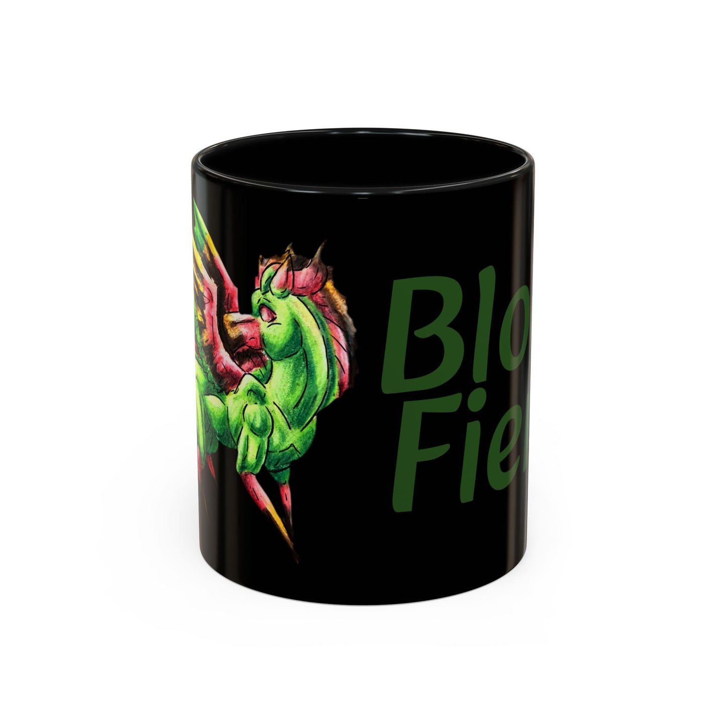 Chibi Spring Dragon- Bloom Fierce - Fantasy Nature- Mythical Creature- Forest Guardian Art - Dragon Lover Gift Coffee Mug