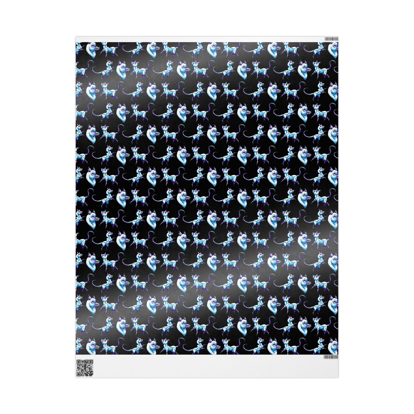 Chibi Slictine the Cat- Pattern- Fantasy Cat- Cute Creature Art- Nature Animal- Wrapping Paper