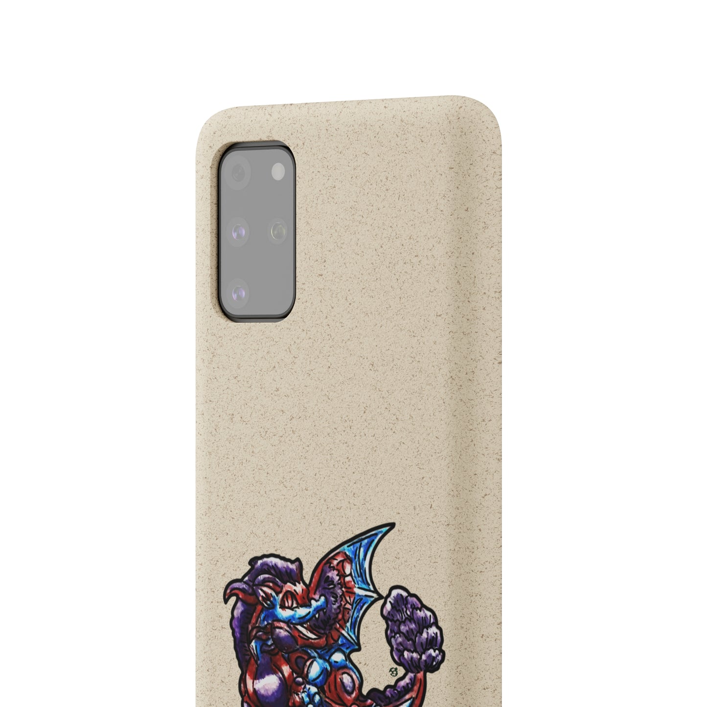 Cutesy January Dragon Twirl Biodegradable Cases