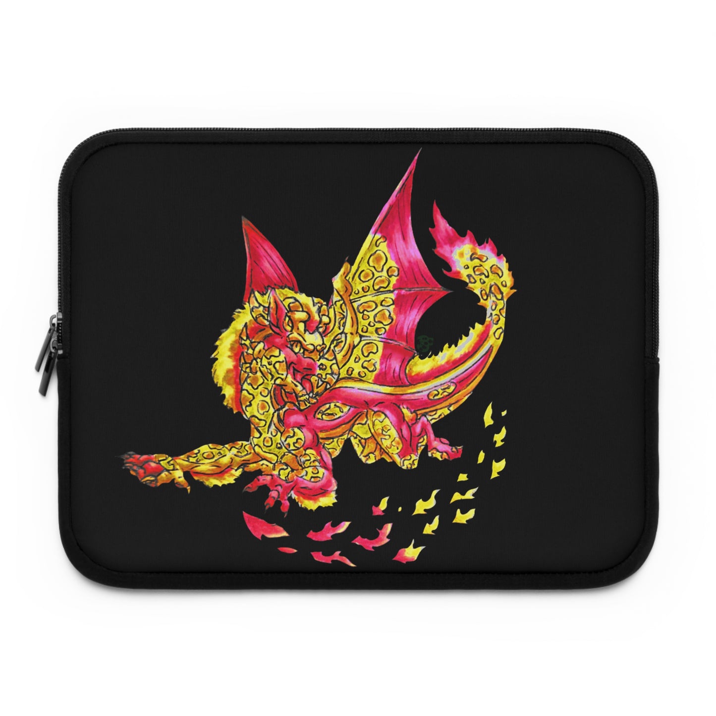 Cutesy Fire Dragon Fly Laptop Sleeve