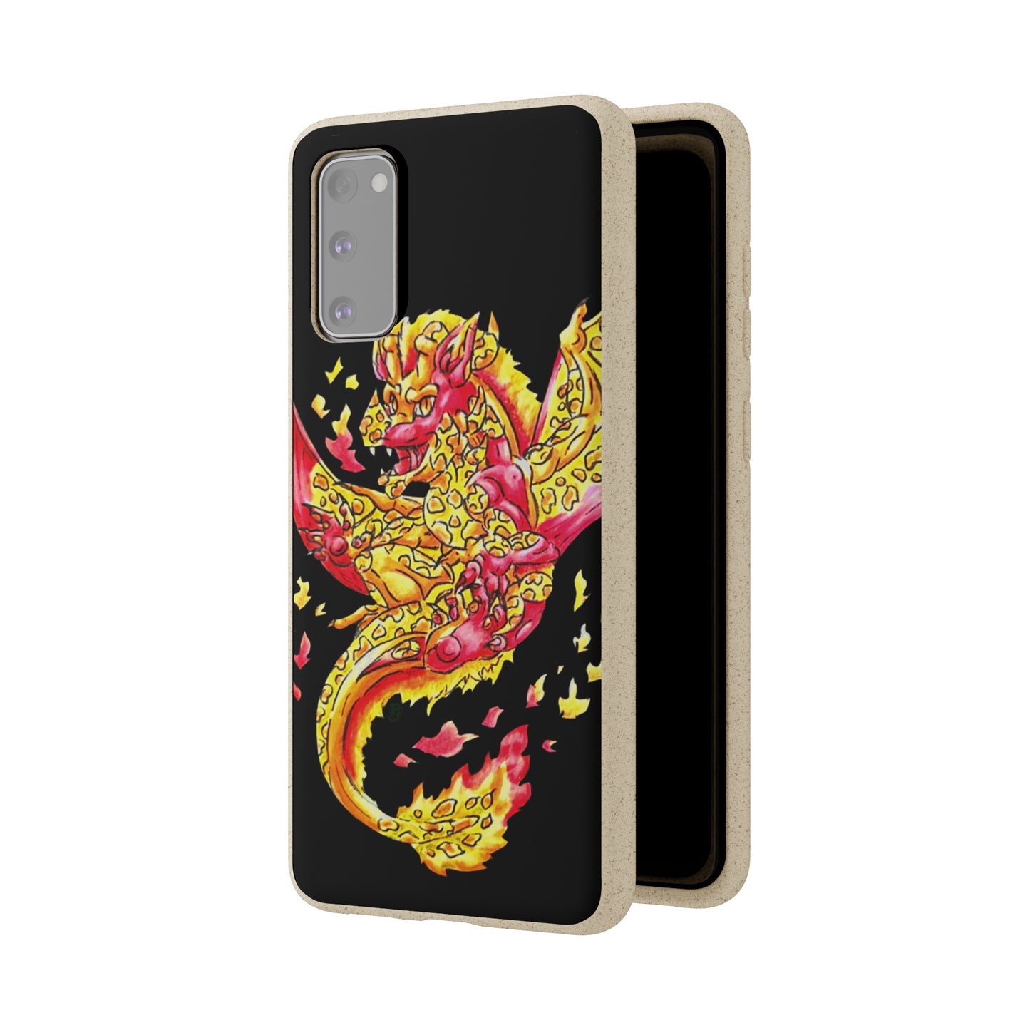 Cutesy Fire Dragon Float Biodegradable Cases