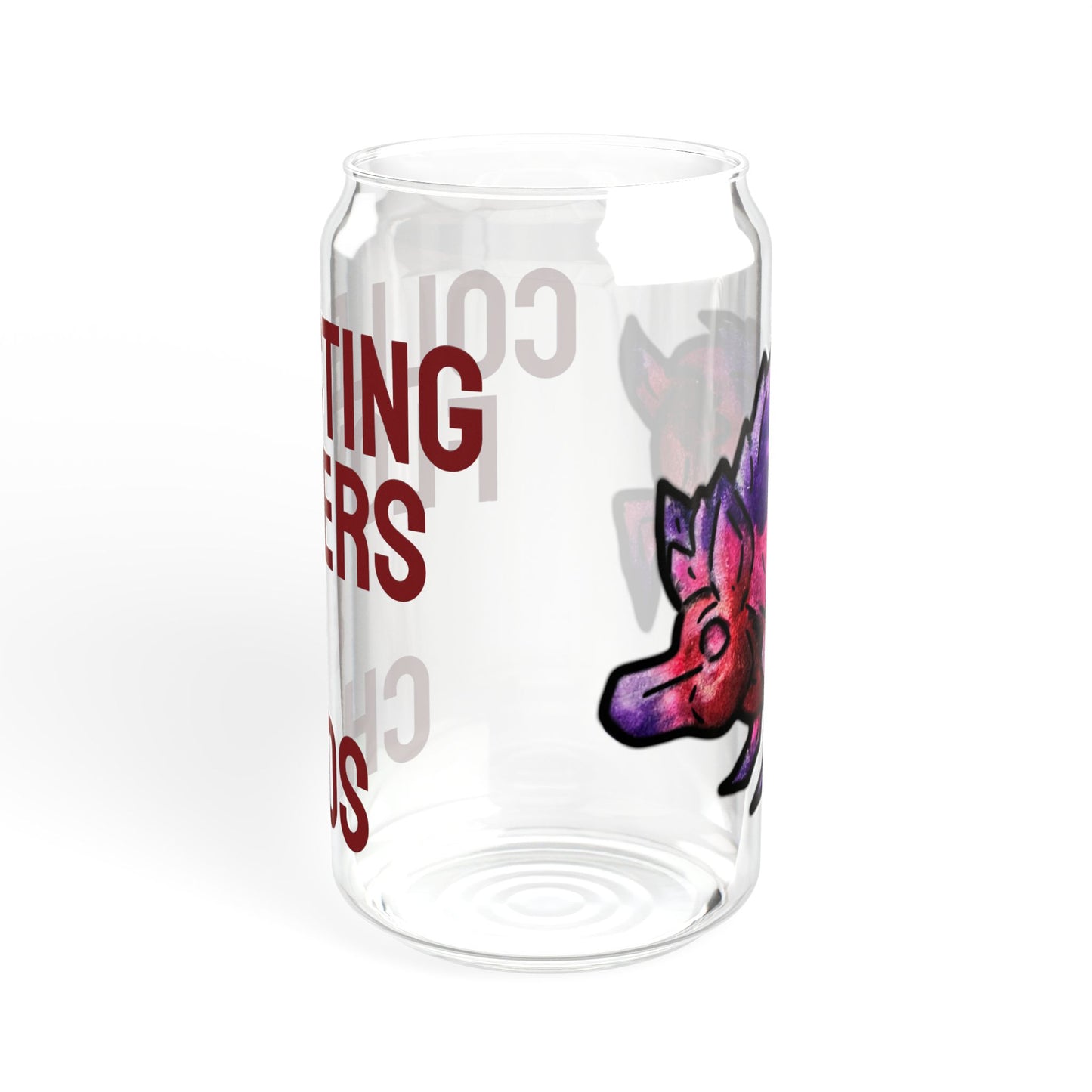 Chibi Azalea the Hedgehog- Collecting- Chibi Hedgehog- Cute Animal -Glass Tumbler 16oz