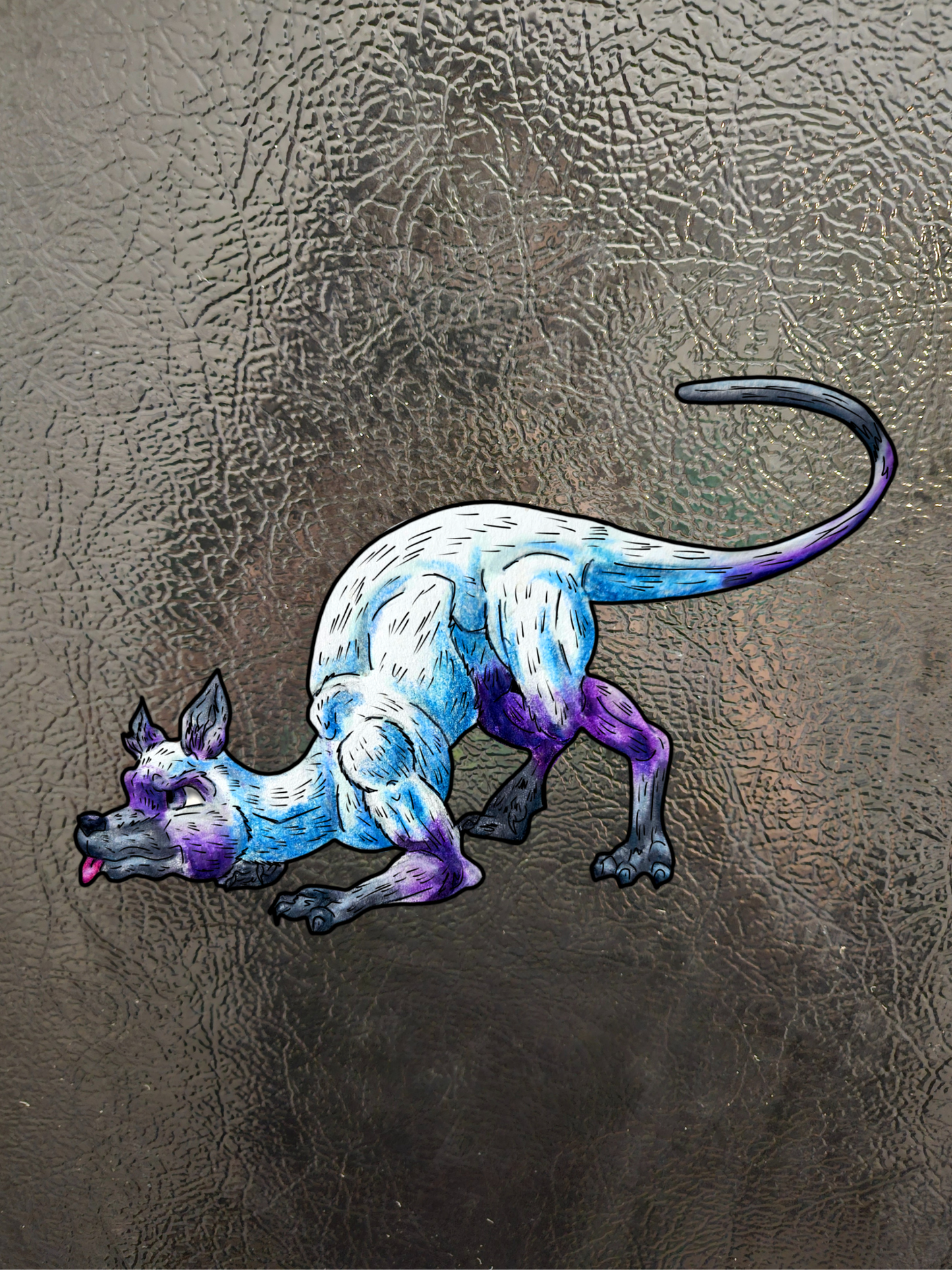 Slictine the Cat- Fantasy Cat- Cute Creature Art- Nature Animal- 3pk Magnets