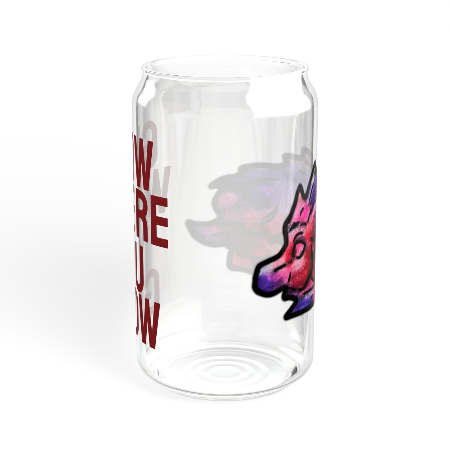 Chibi Azalea the Hedgehog- Glow- Chibi Hedgehog- Cute Animal - Glass Tumbler 16oz