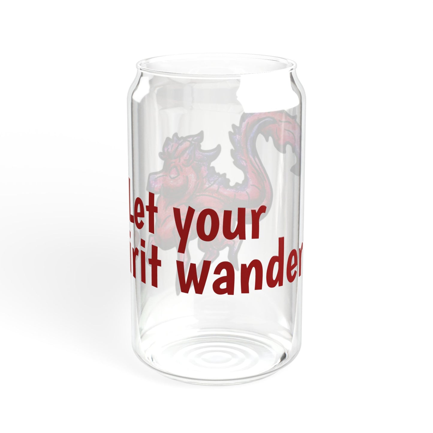 Myer the Kirin-Let your spirit wander- Chibi Kirin- Cute Animal - Sipper Glass, 16oz
