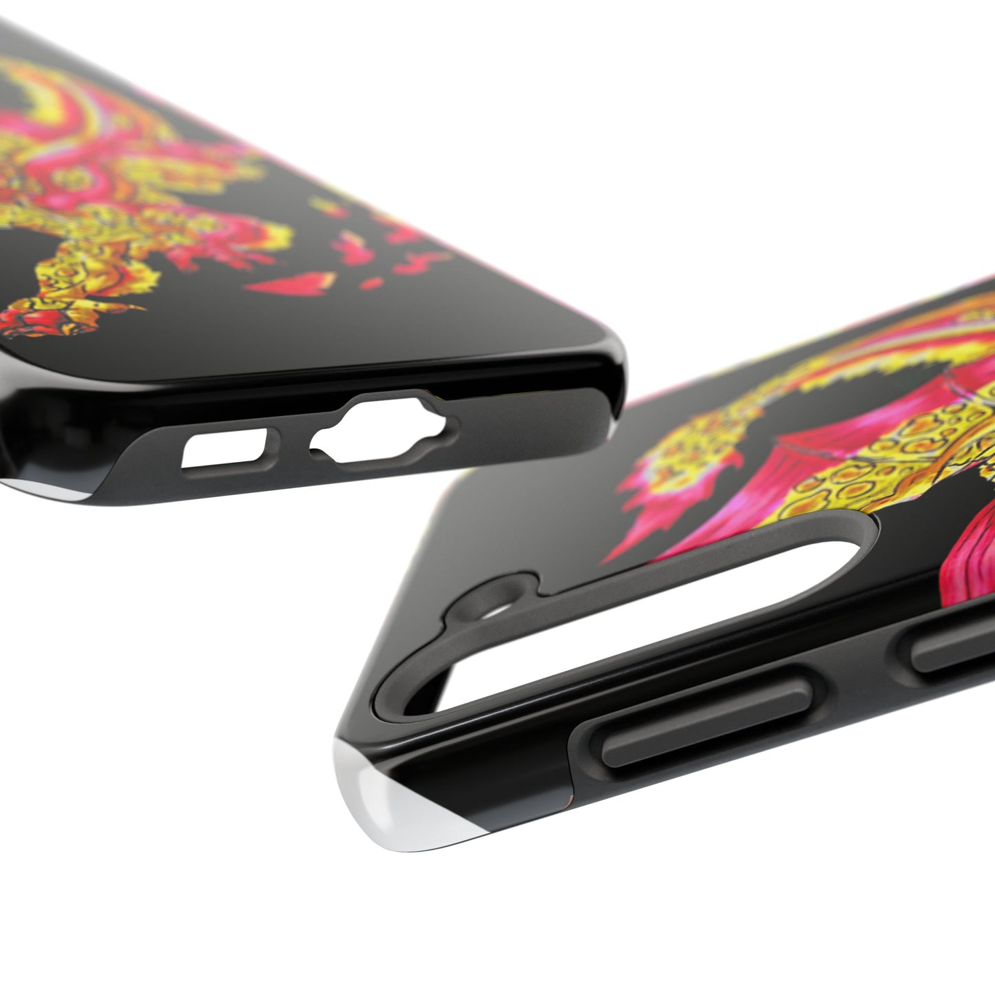 Cutesy Fire Dragon Fly Tough Phone Cases