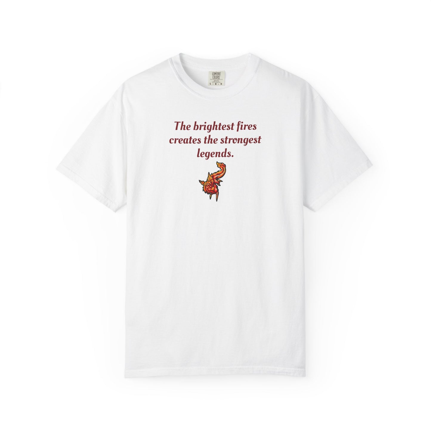 Chibi Fire Dragon- Strongest Legends- Elemental- Fantasy Dragon- T-shirt