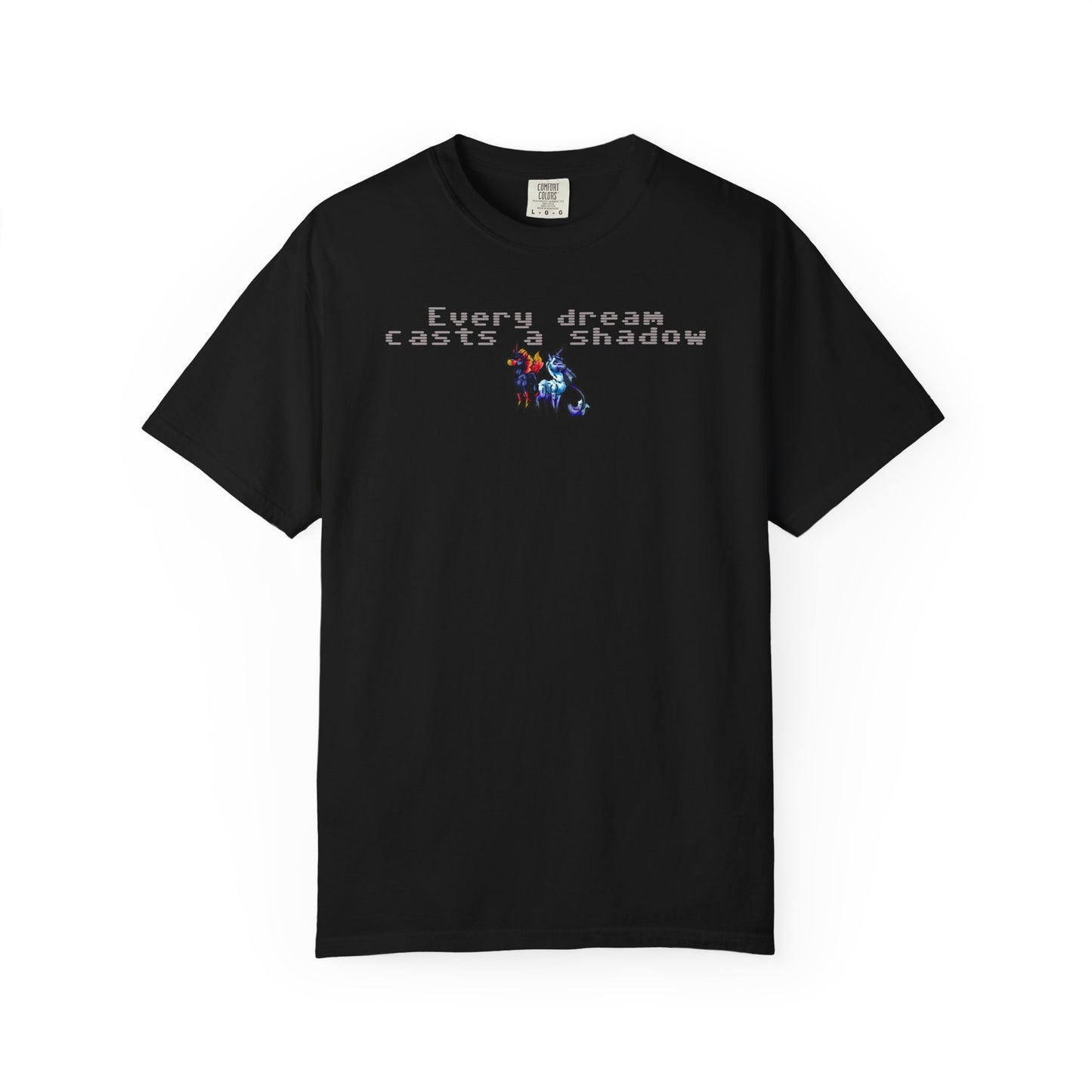 Dream and Nightmare Unicorn- Dream & Shadow- Celestial Nightmare- Duality– Light and Dark Fantasy- T-shirt