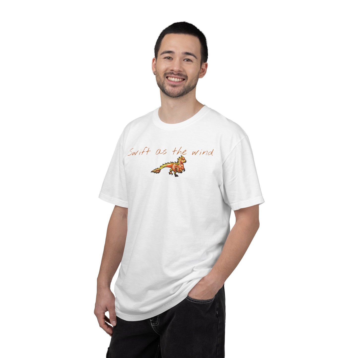 Chibi Caena the Raptor- Swift- Dinosaur art- Prehistoric- T-shirt