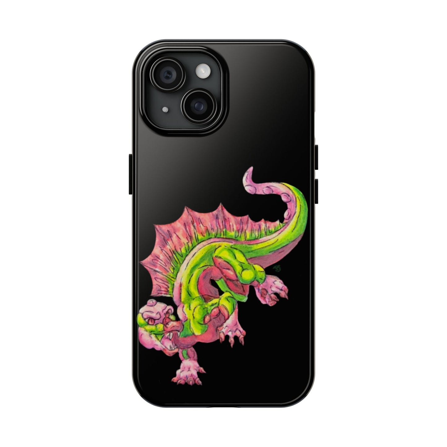 Cutesy Dimetrodon Jump Tough Phone Cases