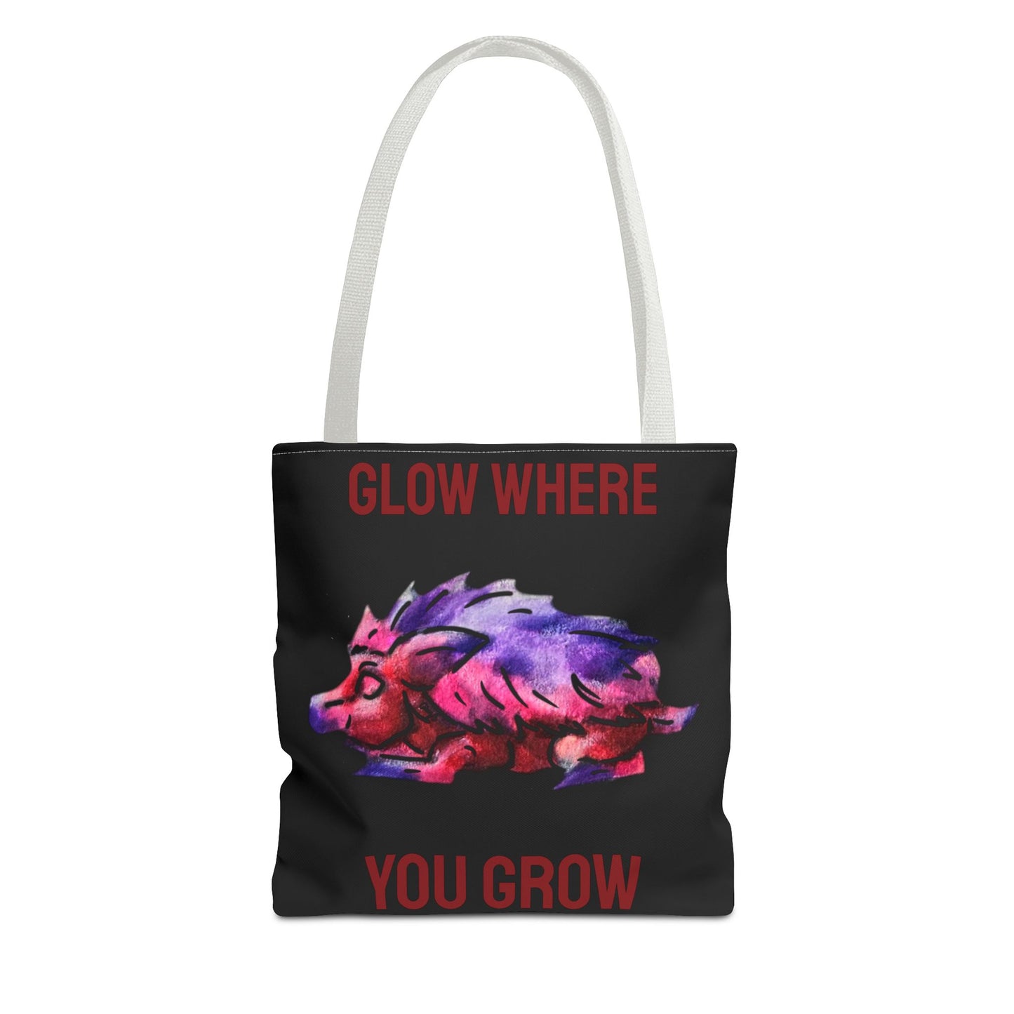 Chibi Azalea the Hedgehog- Chibi Hedgehog- Cute Animal - Double-Sided Tote Bag