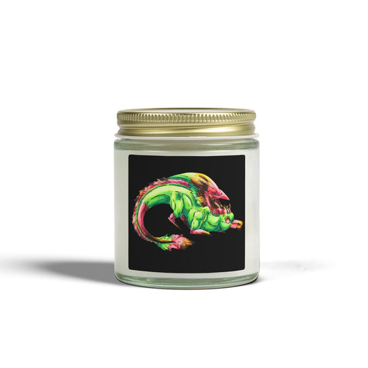 Chibi Spring Dragon- Fantasy Nature- Mythical Creature- Forest Guardian Art - Dragon Lover Gift - Scented Candles