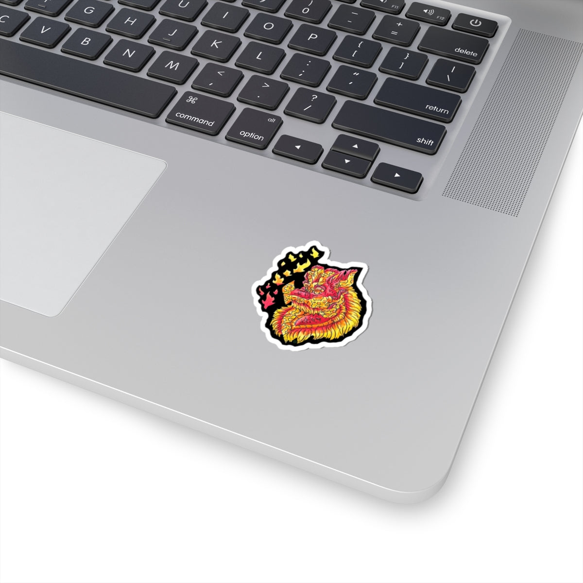 Fire Dragon Head Kiss-Cut Stickers