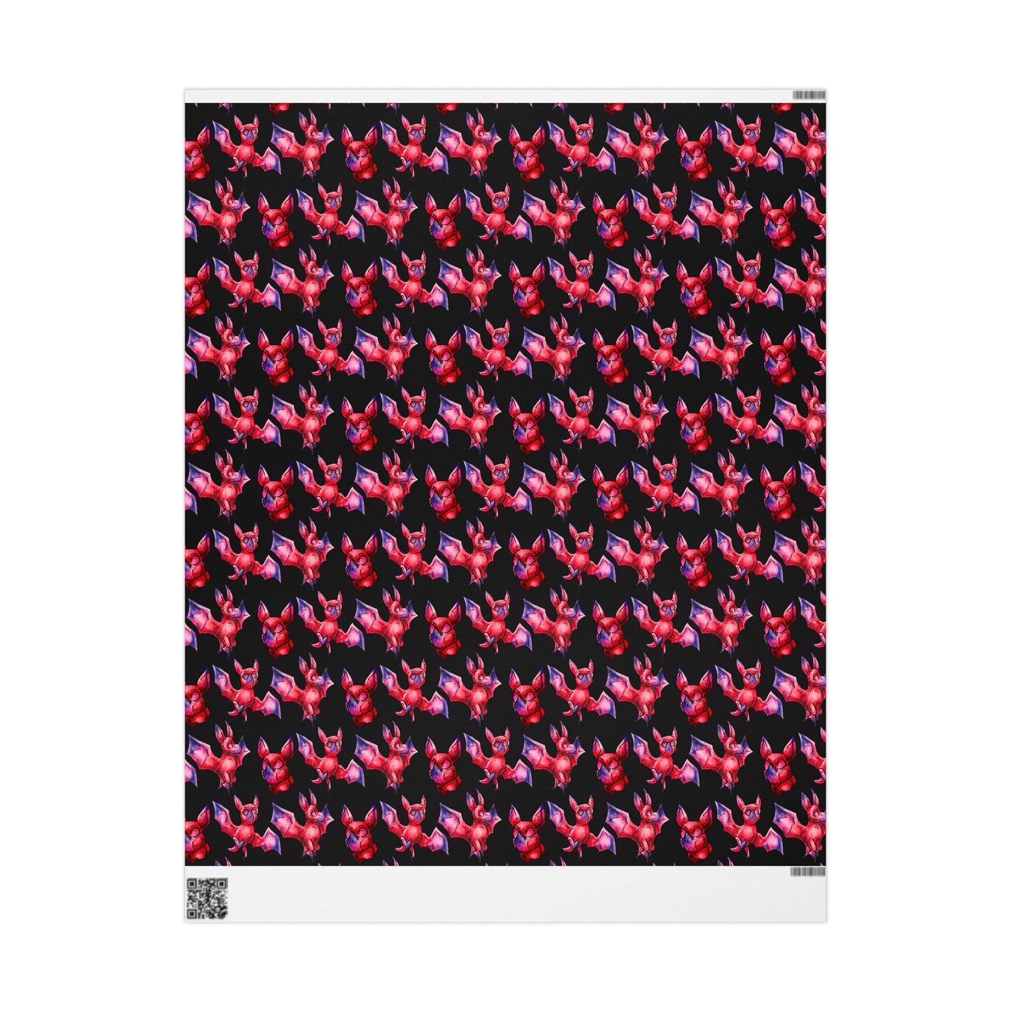 Chibi Myra the Bat- Pattern- Chibi Bat- Cute Animal - Wrapping Paper