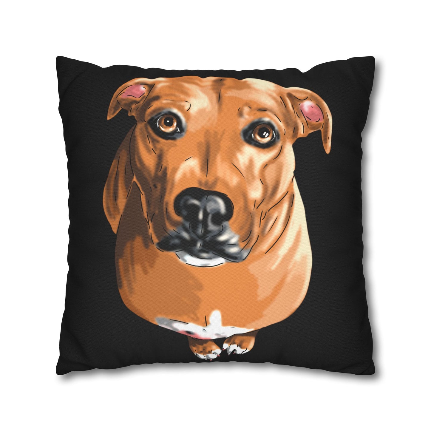 Bullet Spun Polyester Square Pillowcase