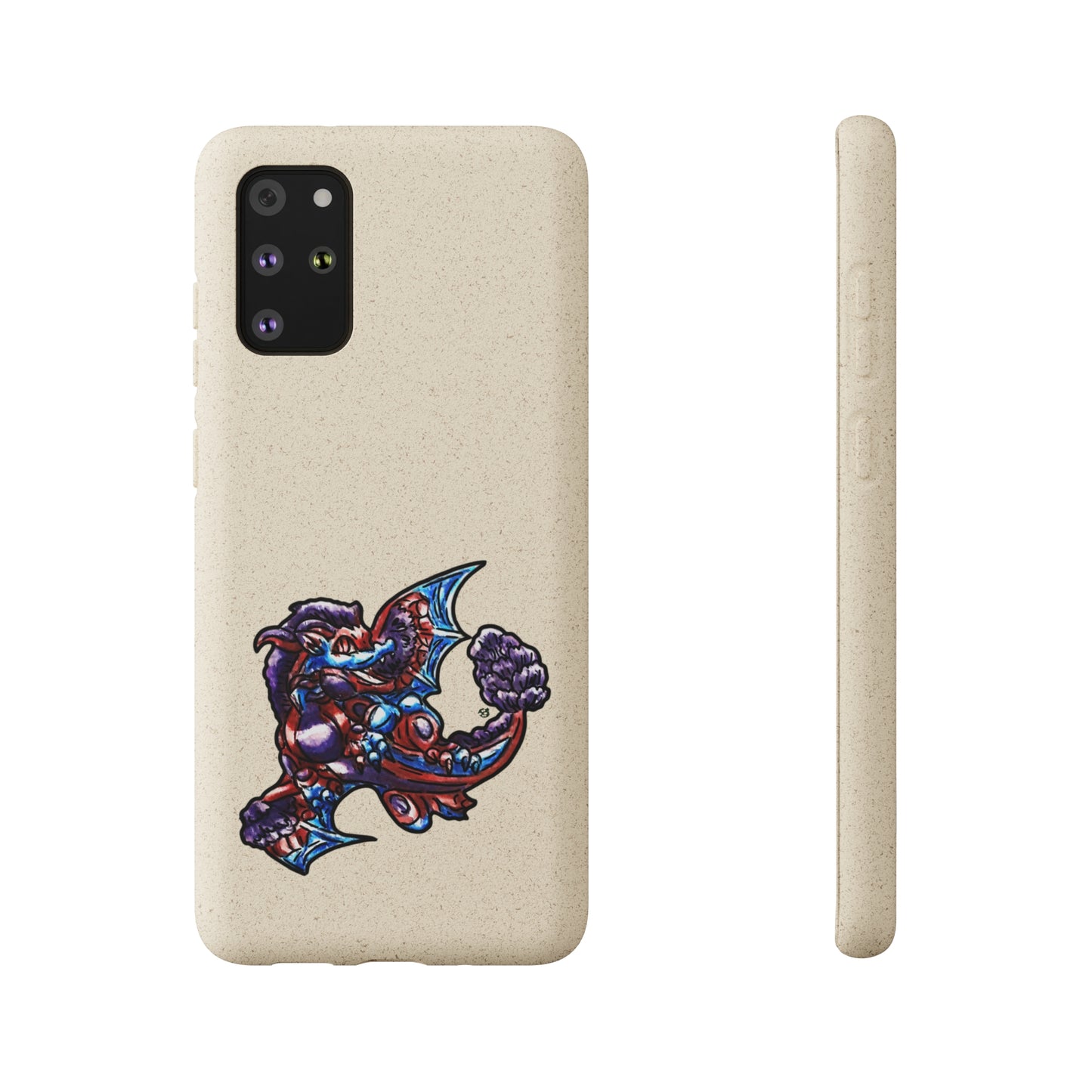 Cutesy January Dragon Twirl Biodegradable Cases