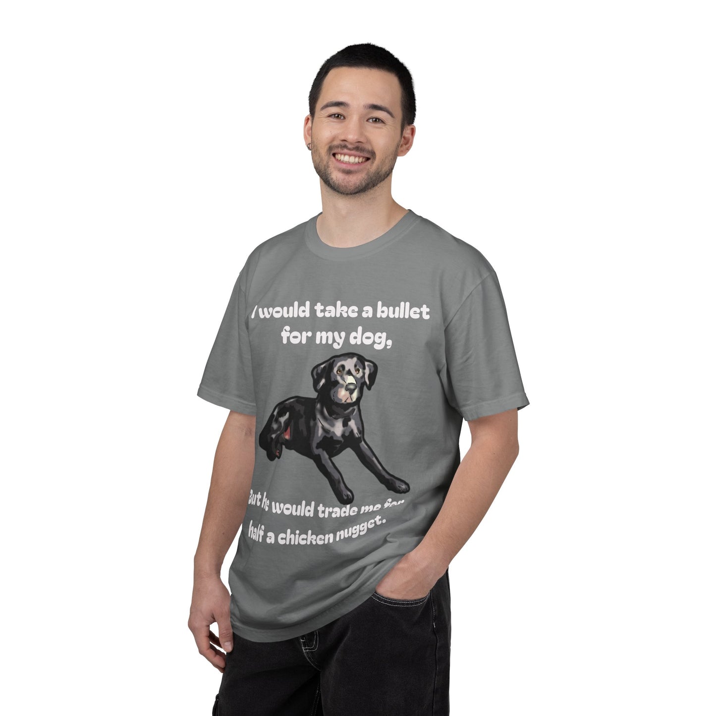 Funny Dog Shirt – Dog Mom Gift – Dog Dad Shirt – Cute Dog Lover Top- Black Lab Mix