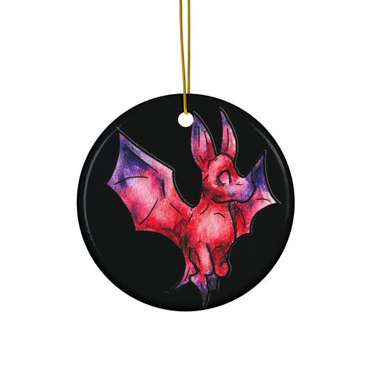 Mini Myra the Bat Ceramic Ornament