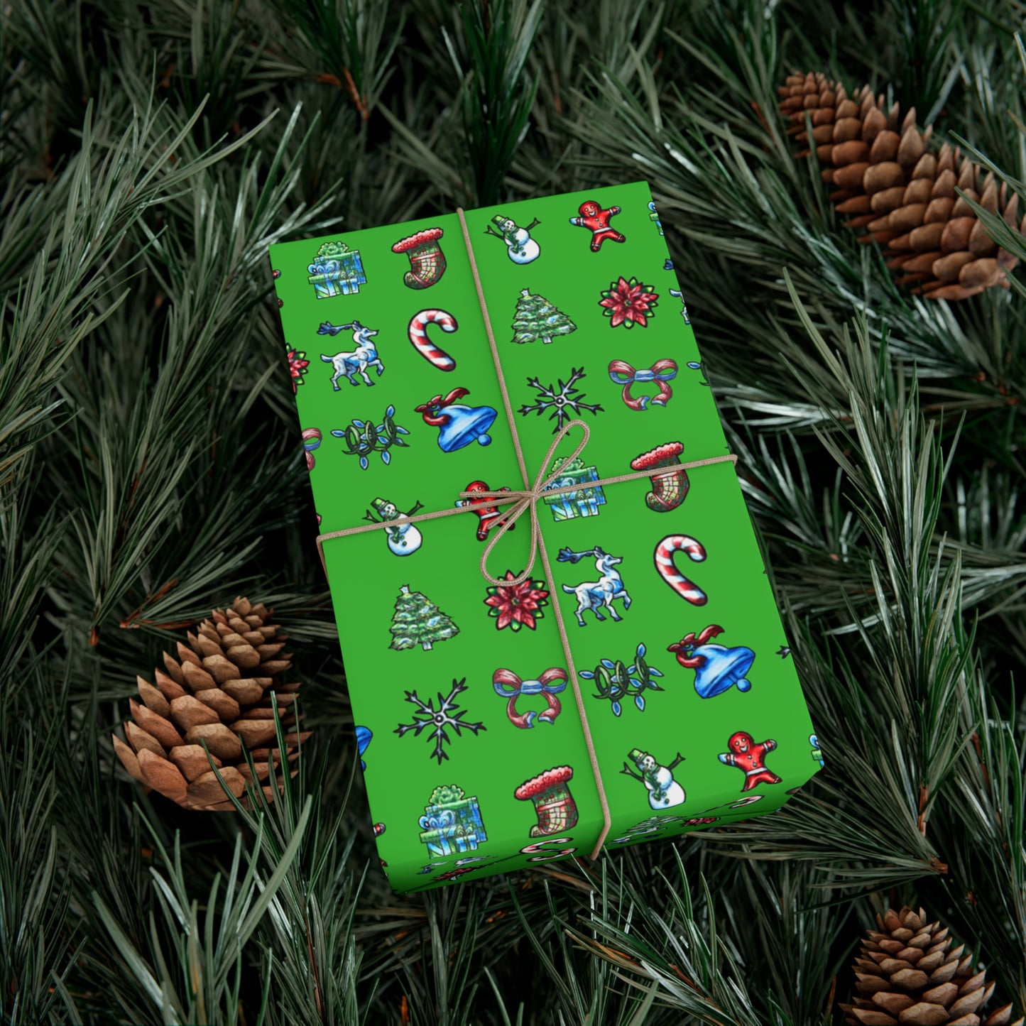 Christmas Symbols Gift Wrap Papers